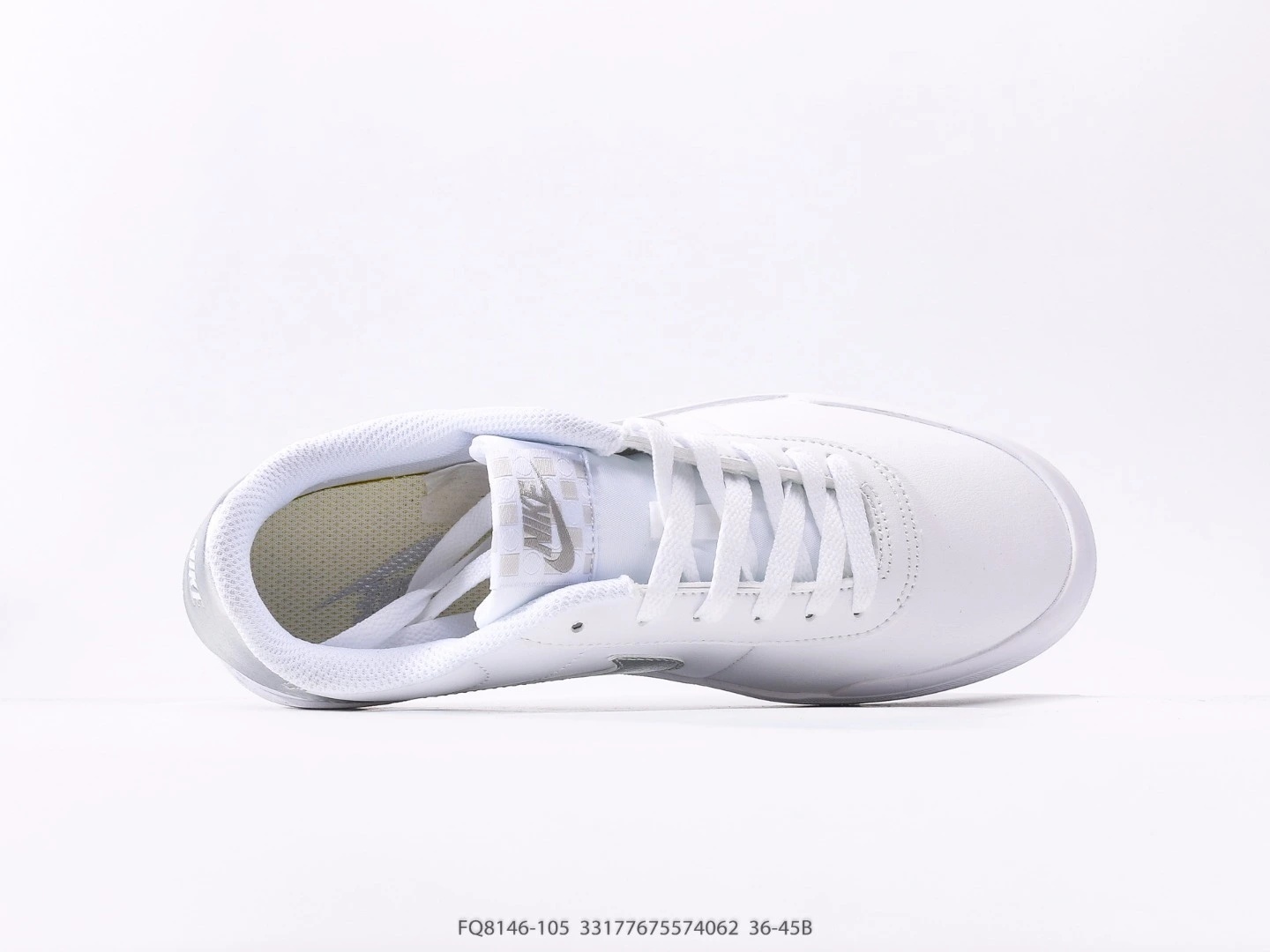 Nike Women’s Low Top Sneakers White Silver Leather FQ8146-105