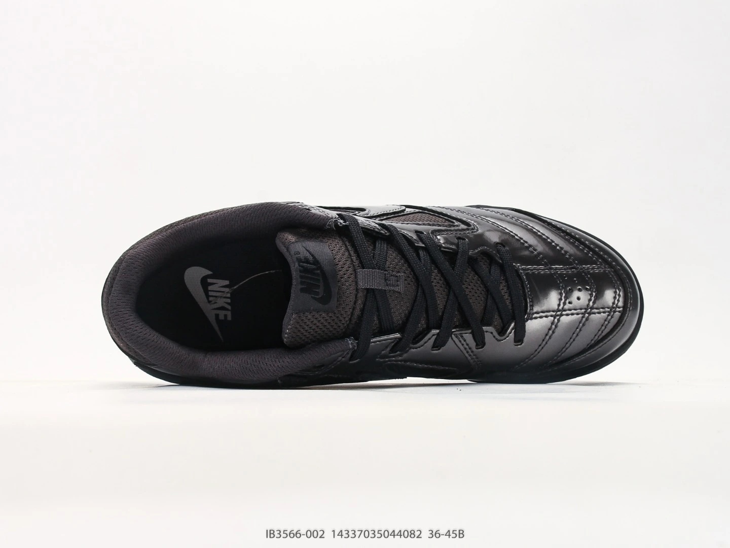 Nike Indoor Soccer Shoes Black Metallic Synthetic Leather IB3566-002