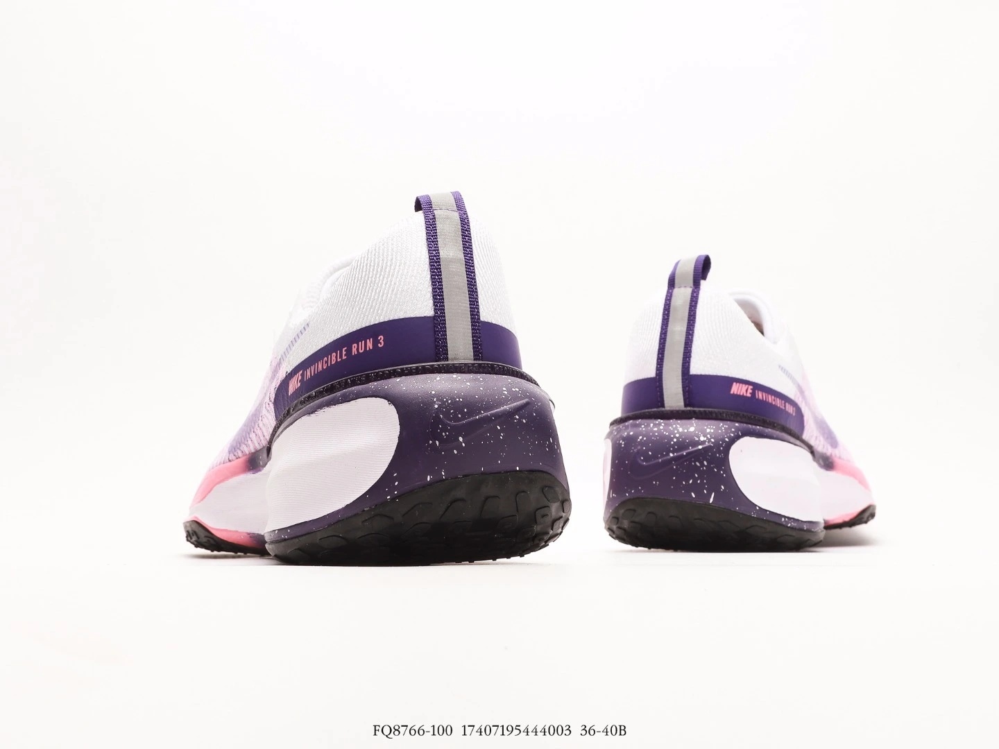 Nike Running Shoes White Pink Purple Knit FQ8766-100
