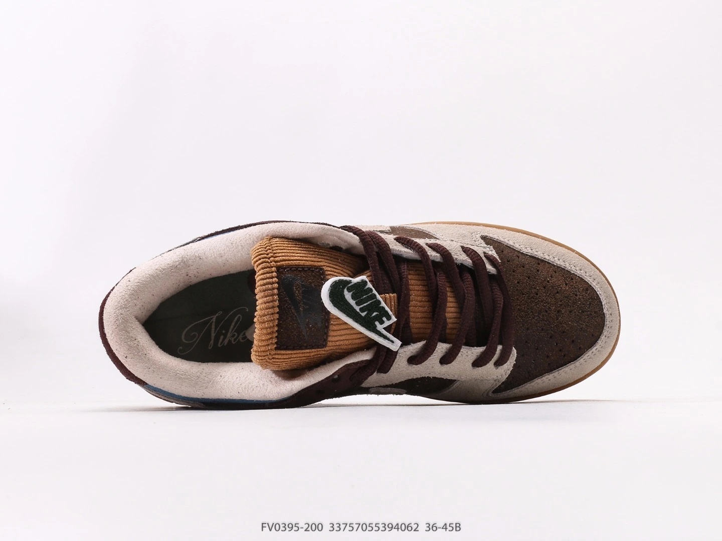 Nike SB Dunk Low Suede Mix Casual Shoes Brown FV0395-200