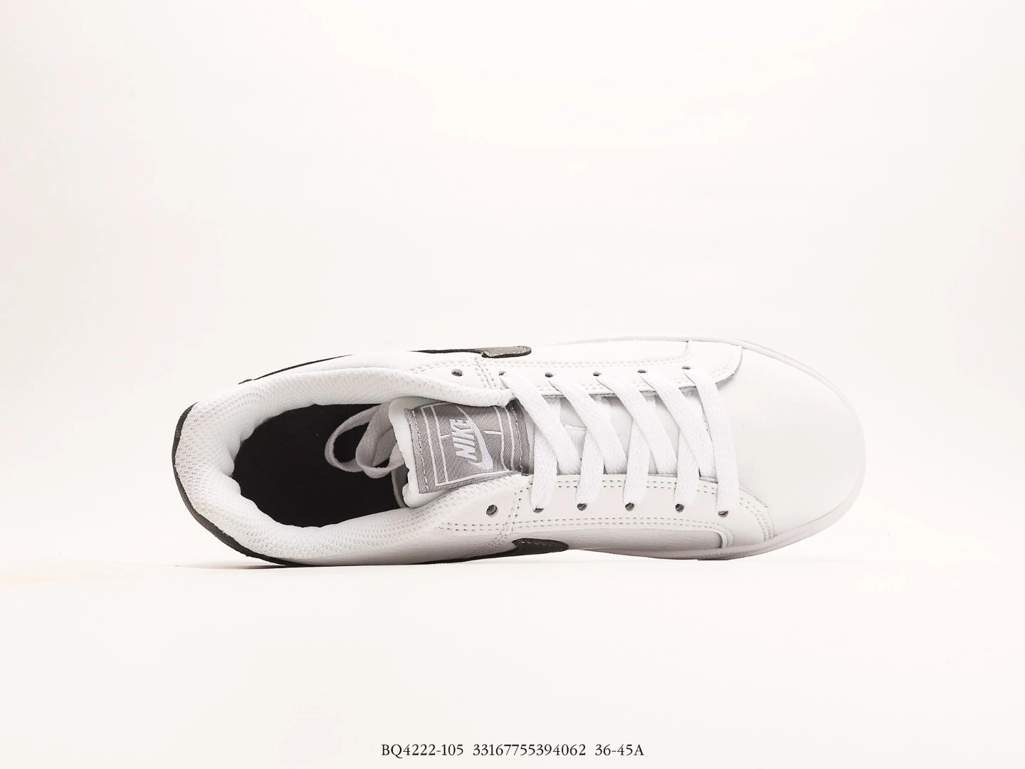 Nike Women’s Court Royale Platform Shoes White Grey BQ4222-105