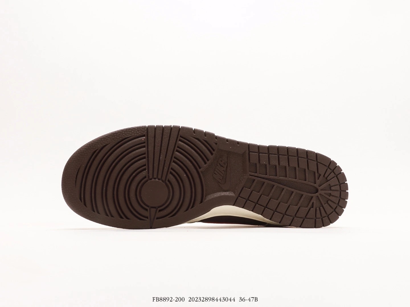 Nike Dunk High Top Cream Brown Sneakers FB8892-200