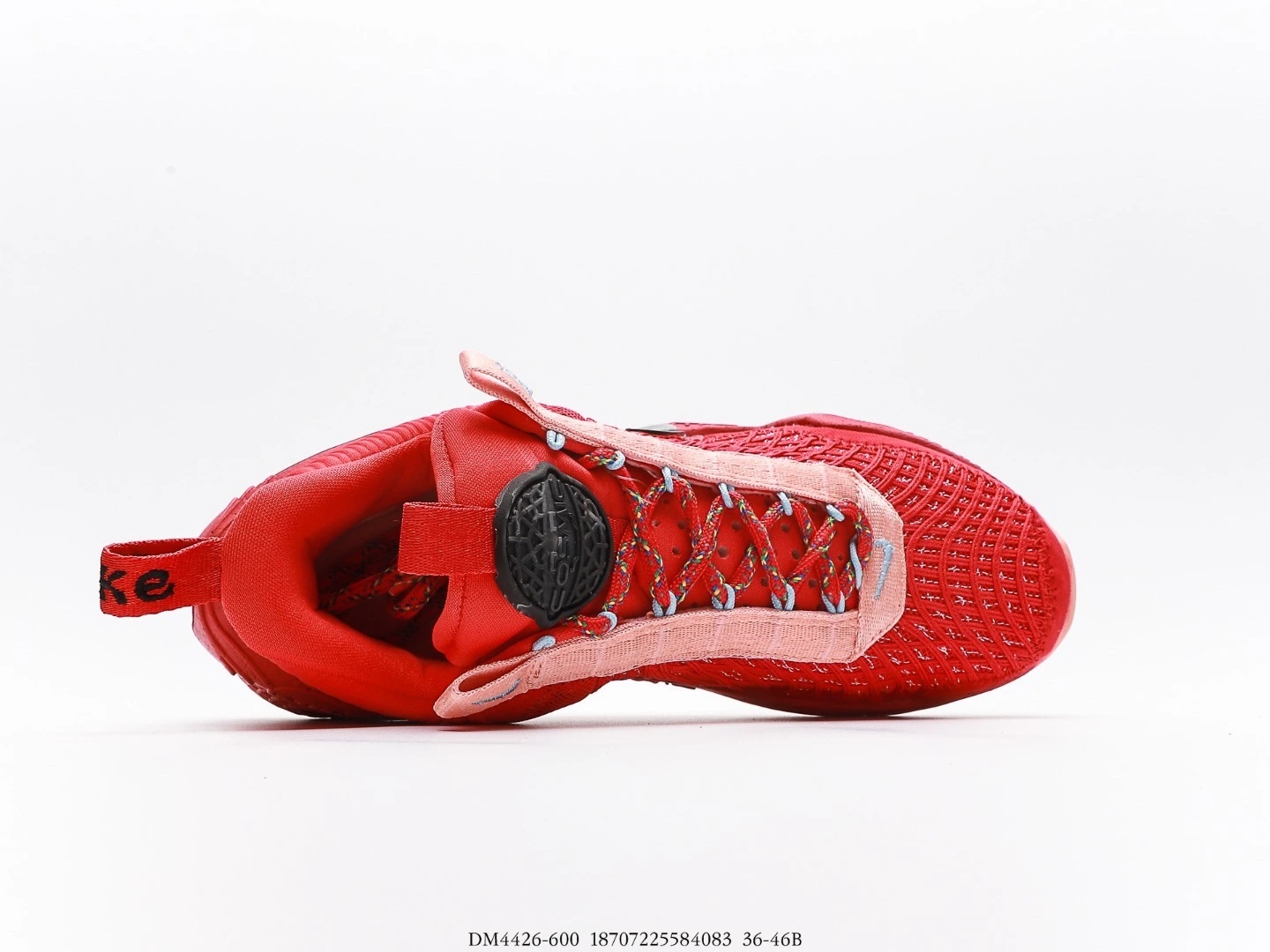 Nike Men’s Athletic Shoes Red Mesh Lace-Up DM4426-600