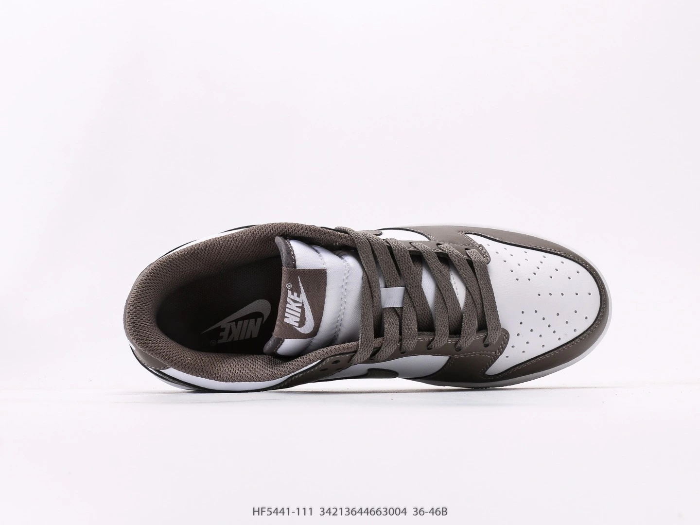 Nike Dunk Low White Grey Leather Sneakers HF5441-111