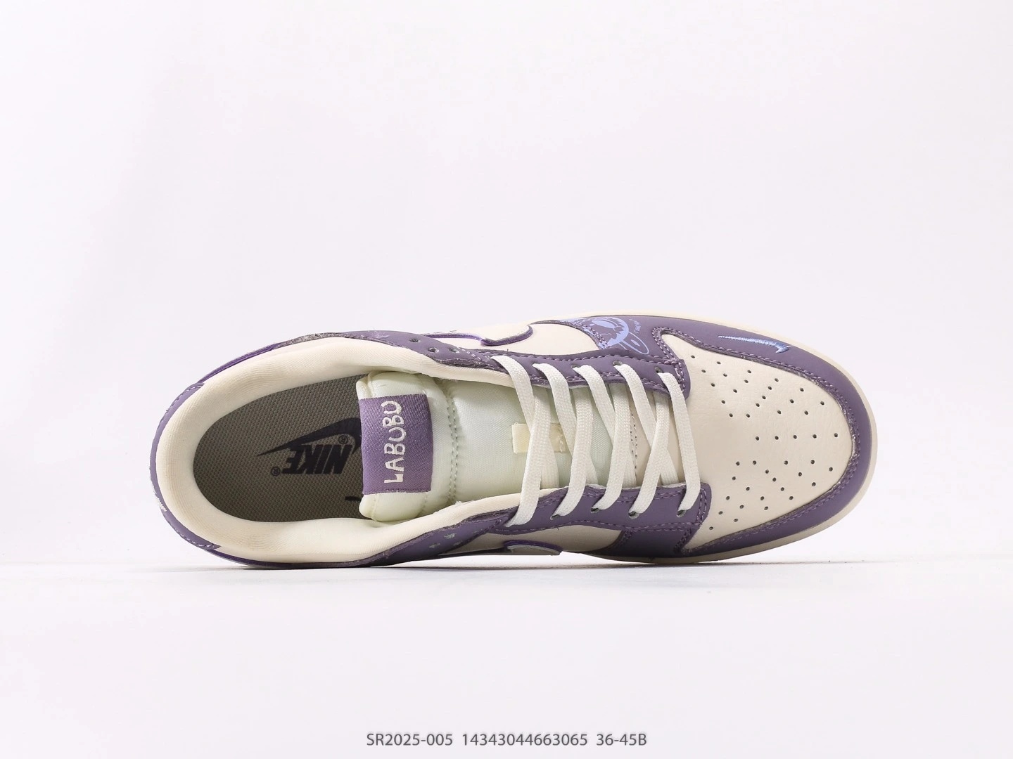 Nike Dunk Low Lavender Cartoon Sneakers SR2025-005
