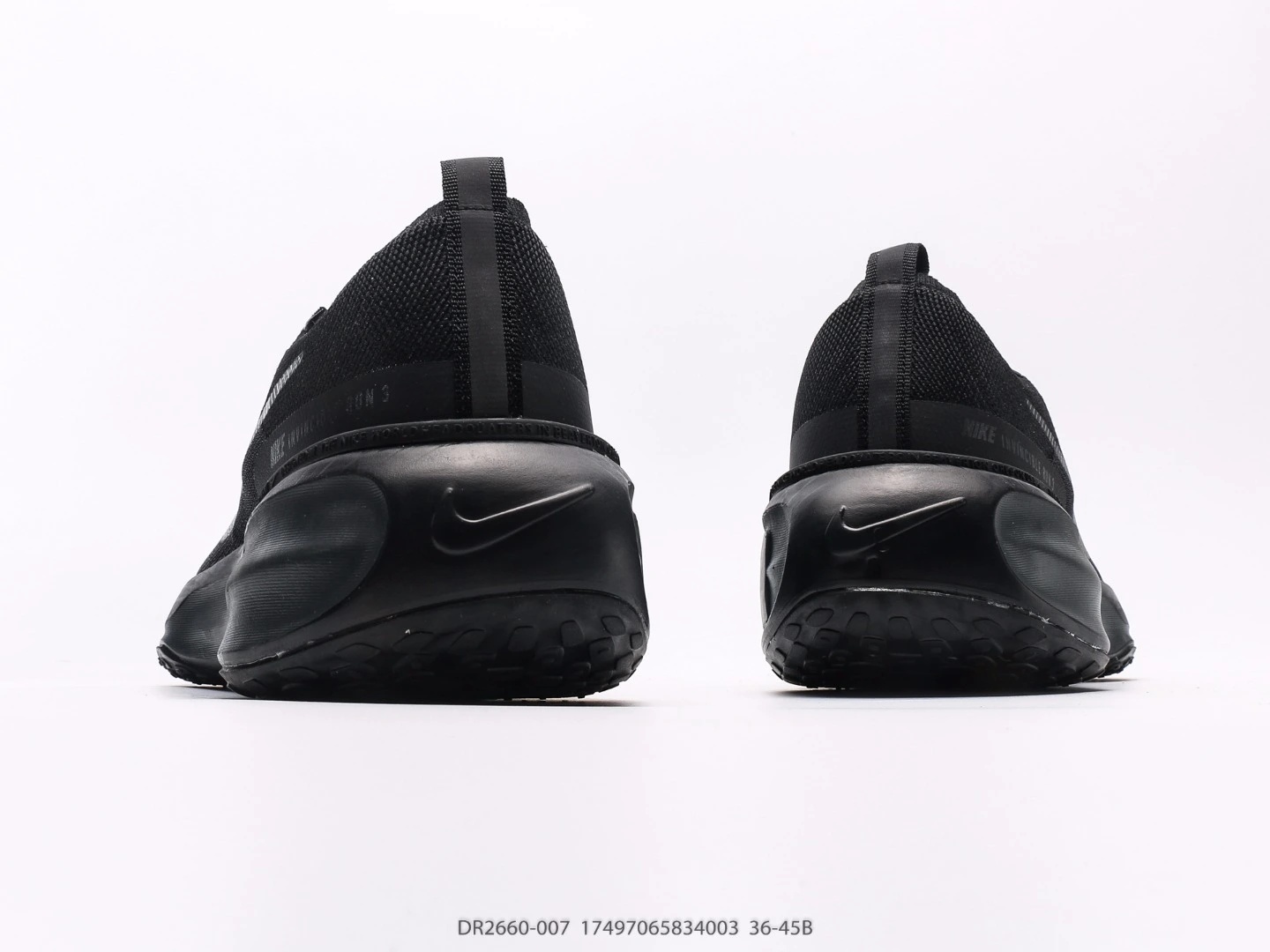 Nike Running Shoes Black Mesh Padded Sole DR2660