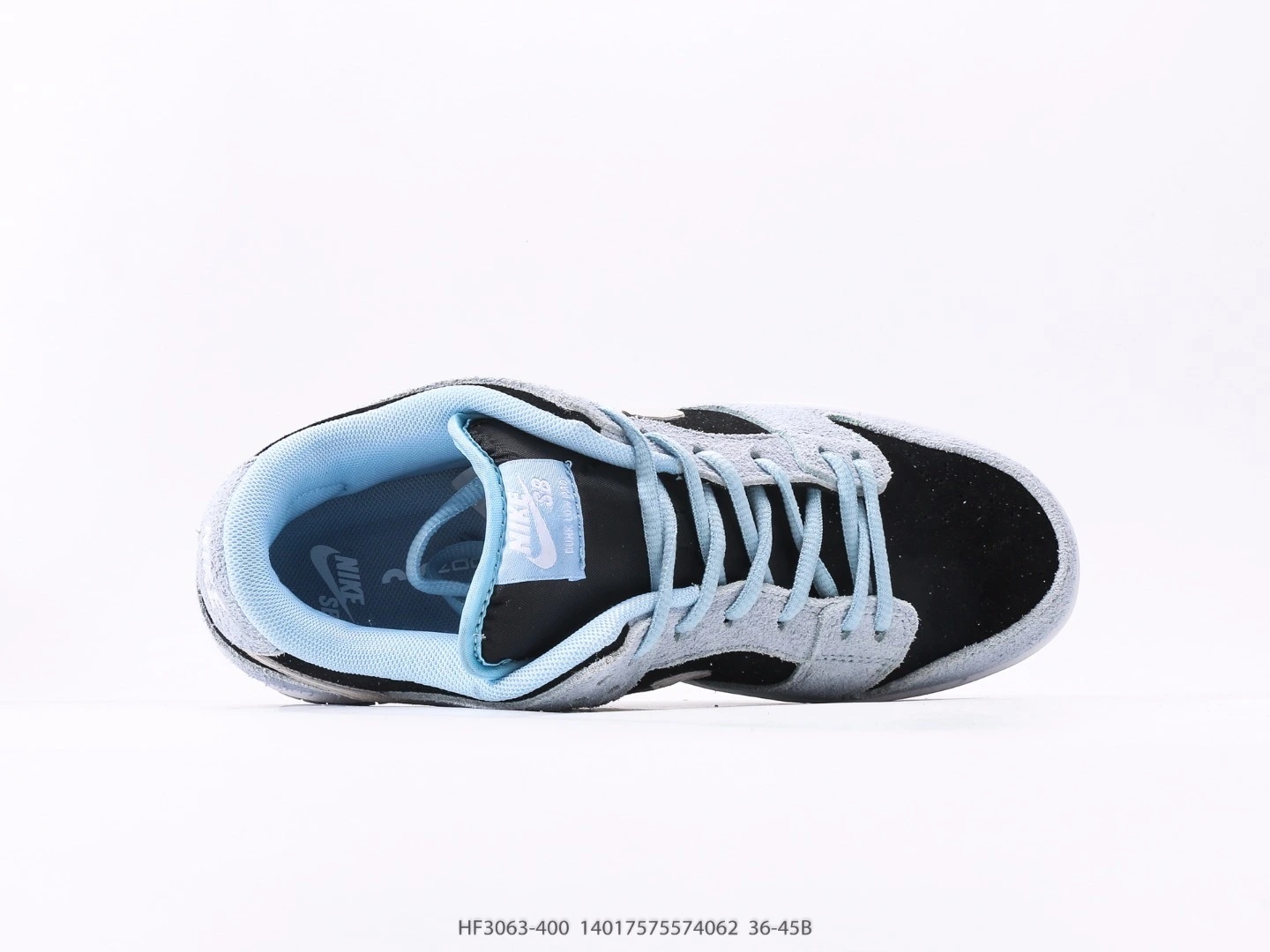 Nike SB Dunk Low Light Blue Suede Sneakers HF3063-400