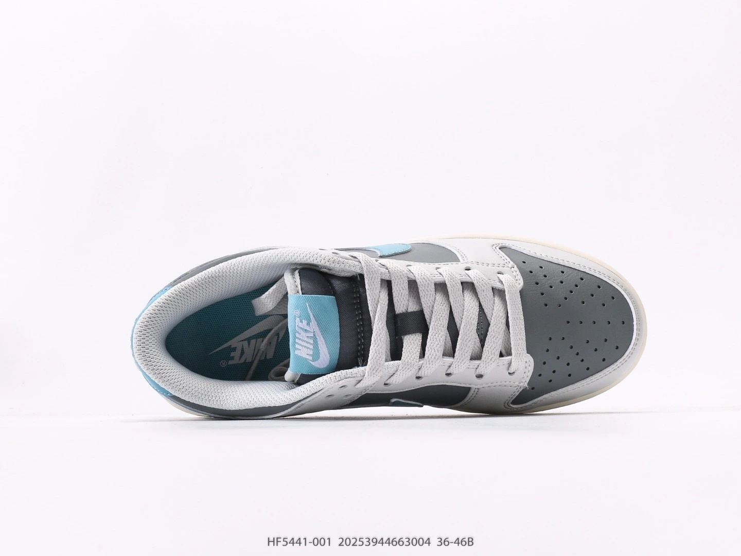 Nike Dunk Low Grey Blue Leather Sneakers HF5441-001