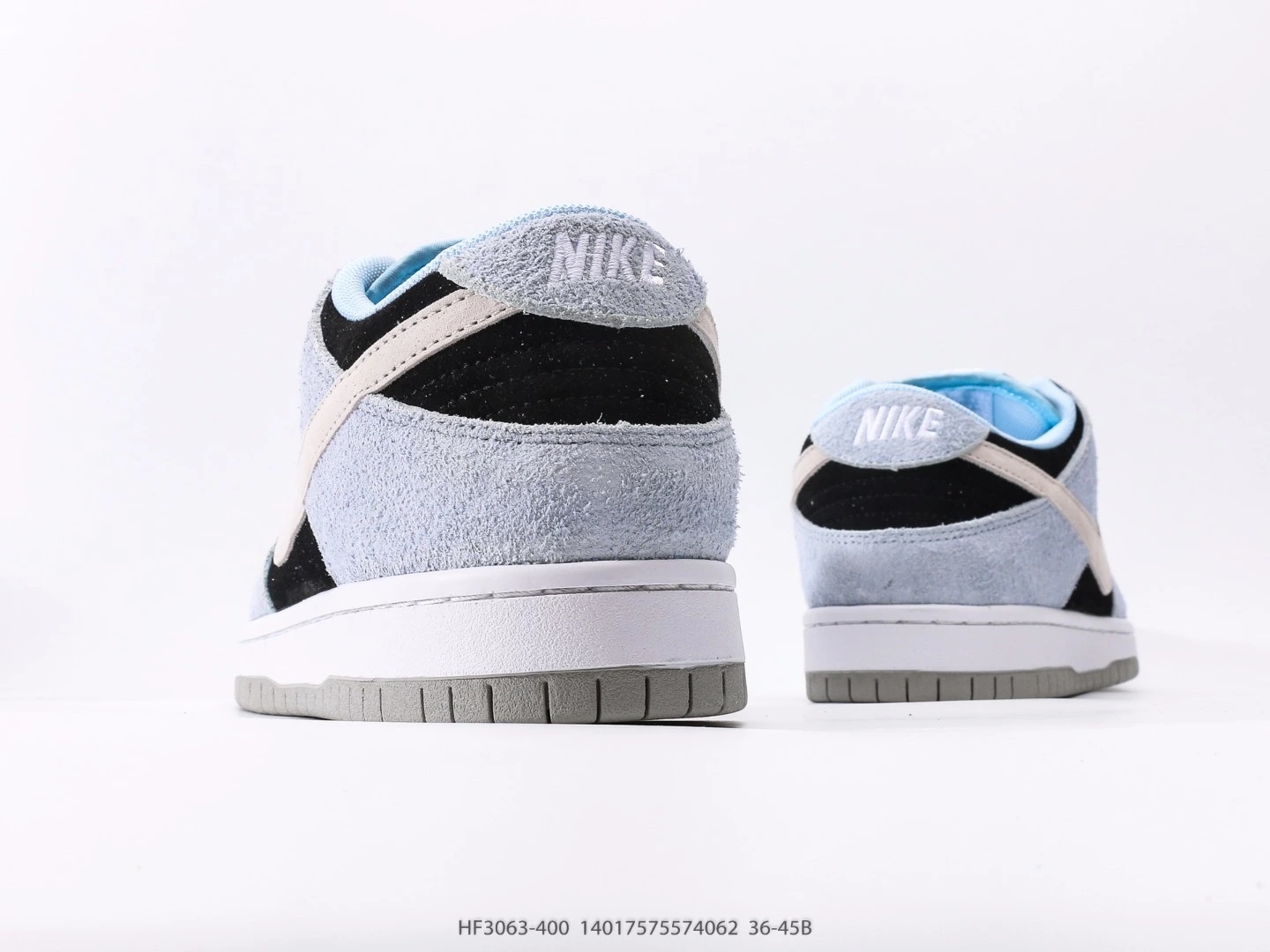 Nike SB Dunk Low Light Blue Suede Sneakers HF3063-400
