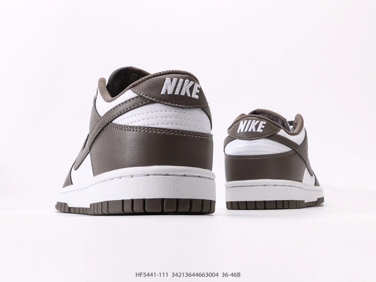 Nike Dunk Low White Grey Leather Sneakers HF5441-111