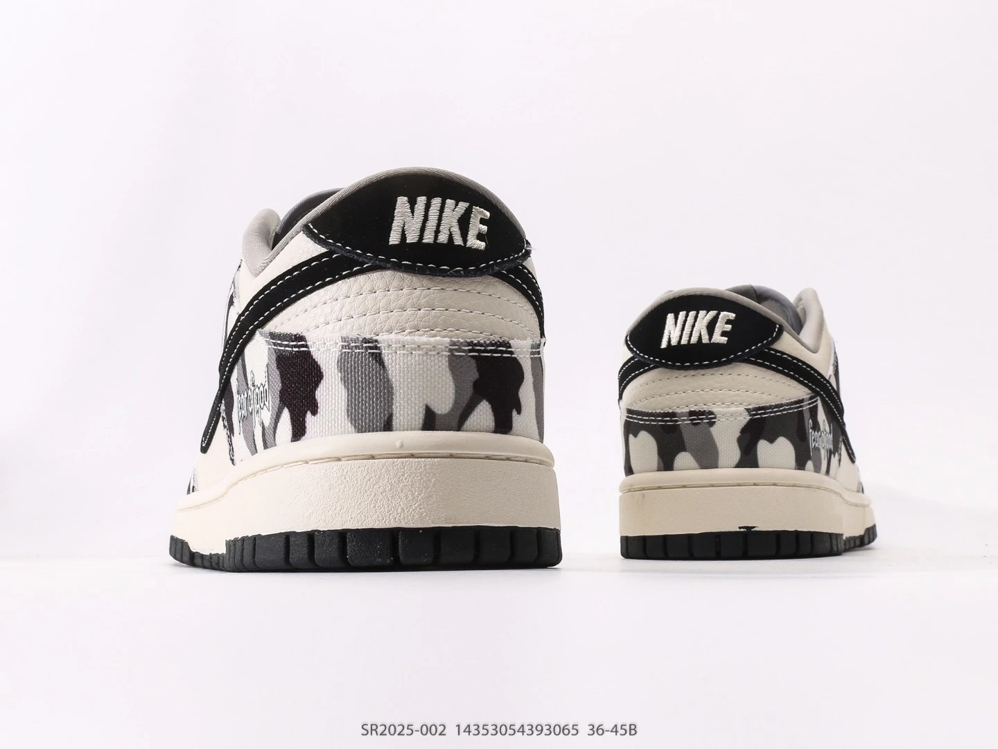 Nike Dunk Low White Camo Sneakers SR2025-002