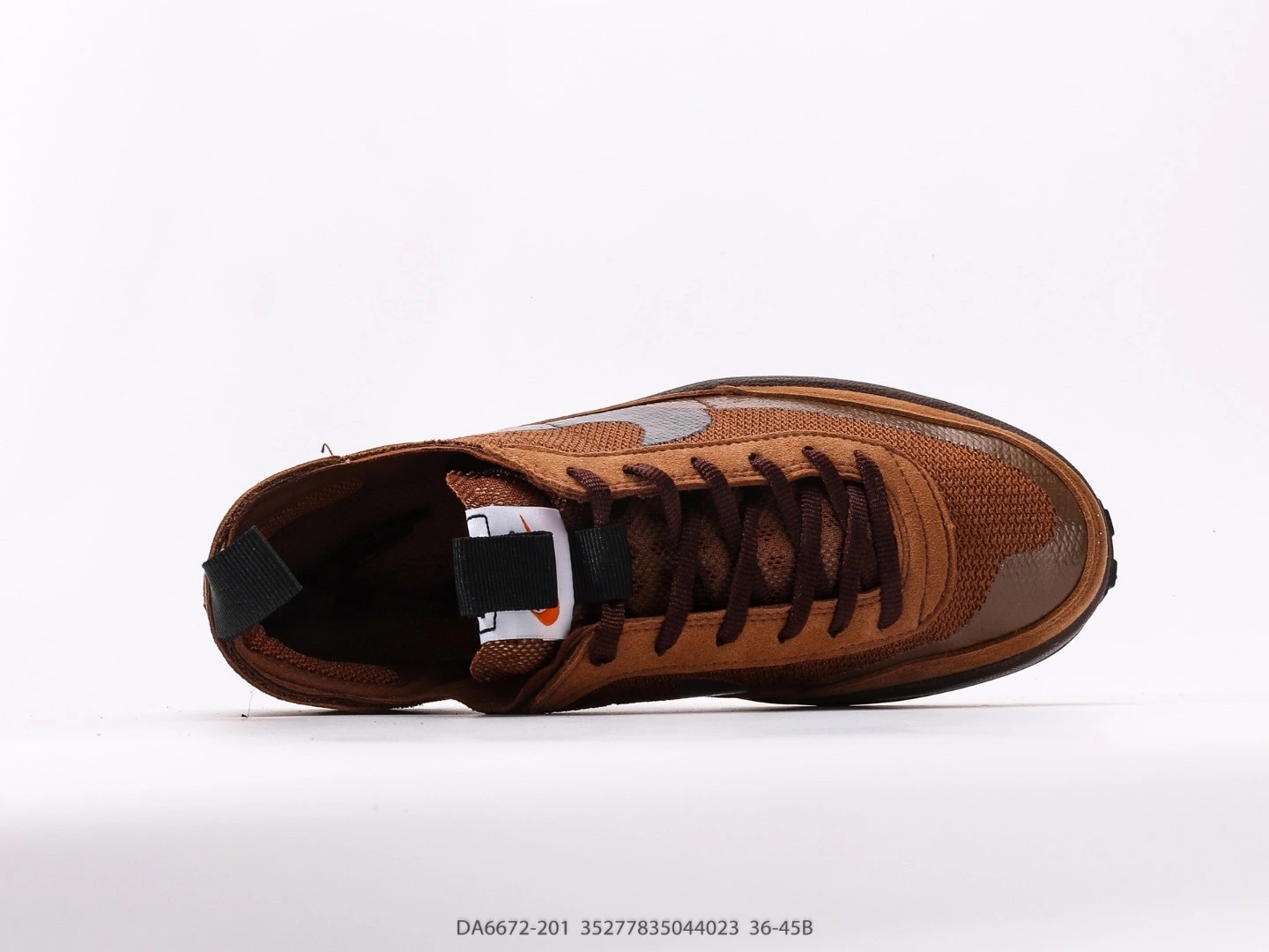 Nike Sneakers Brown Suede Lace-Up DA6672
