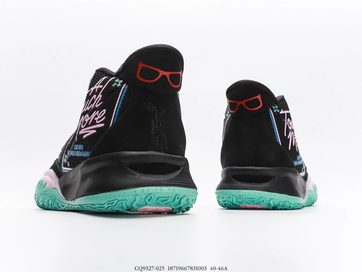 Nike Kyrie Basketball Shoes Black Mint Green CQ9327-025