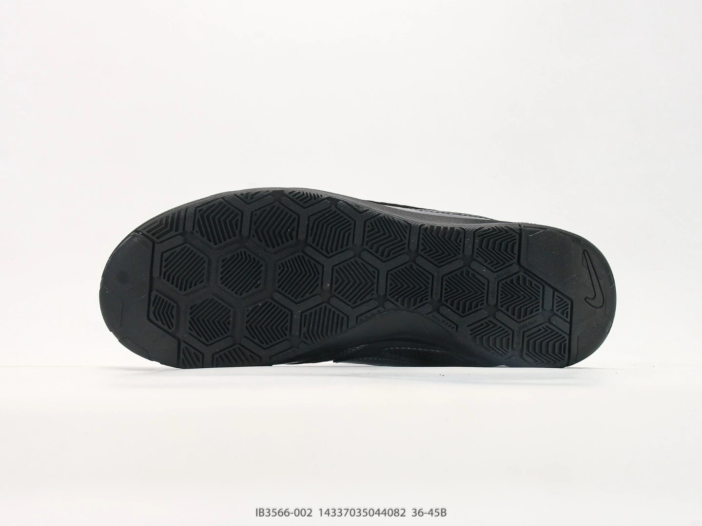 Nike Indoor Soccer Shoes Black Metallic Synthetic Leather IB3566-002