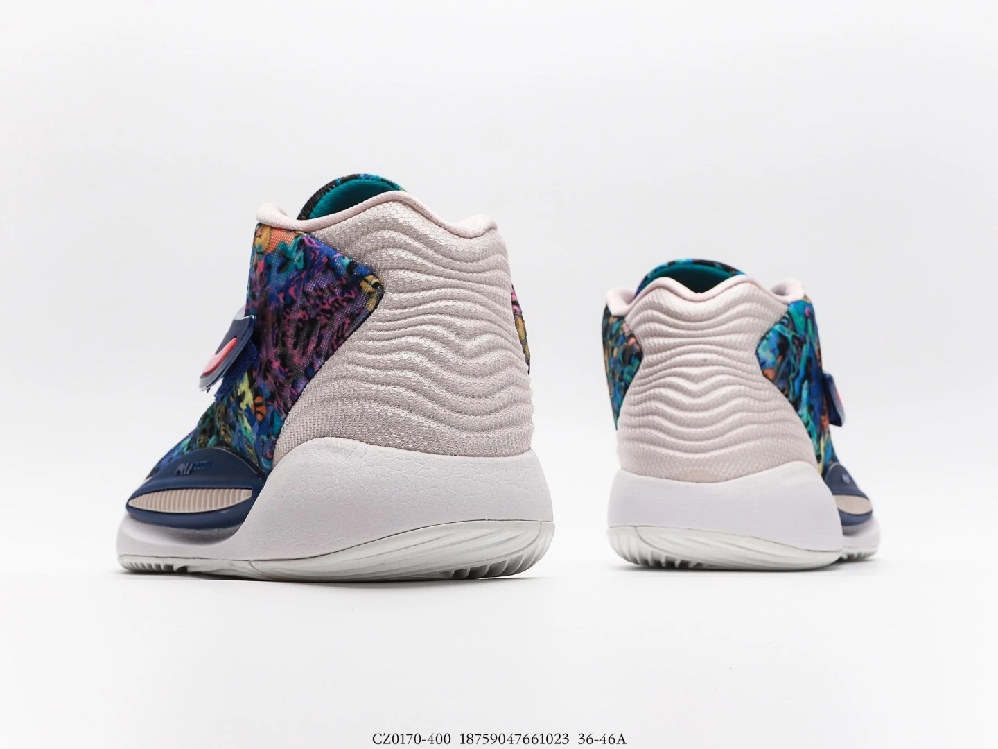 Nike KD Basketball Shoes Multi-Colour Textile Graphic CZ0170-400