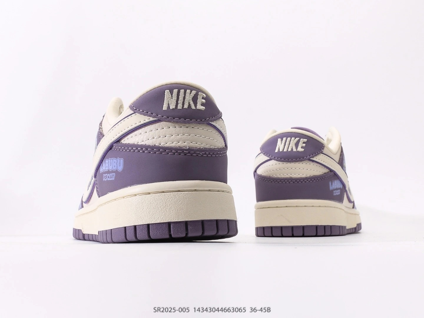 Nike Dunk Low Lavender Cartoon Sneakers SR2025-005