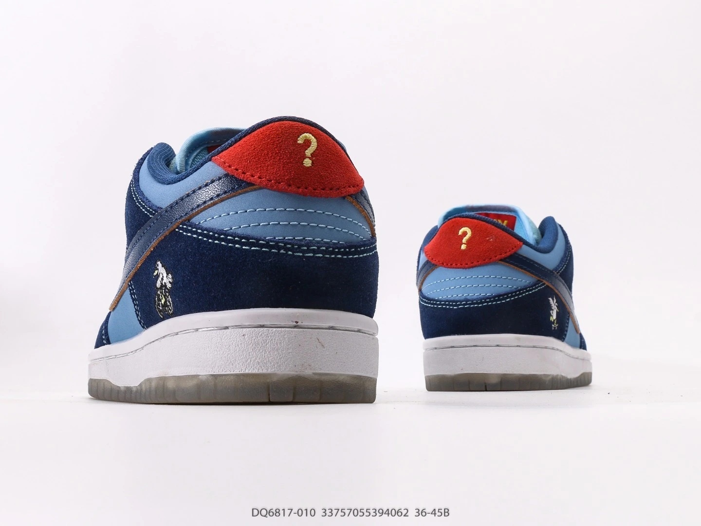 Nike SB Dunk Low Navy Blue Suede Skate Shoes DQ6817-010