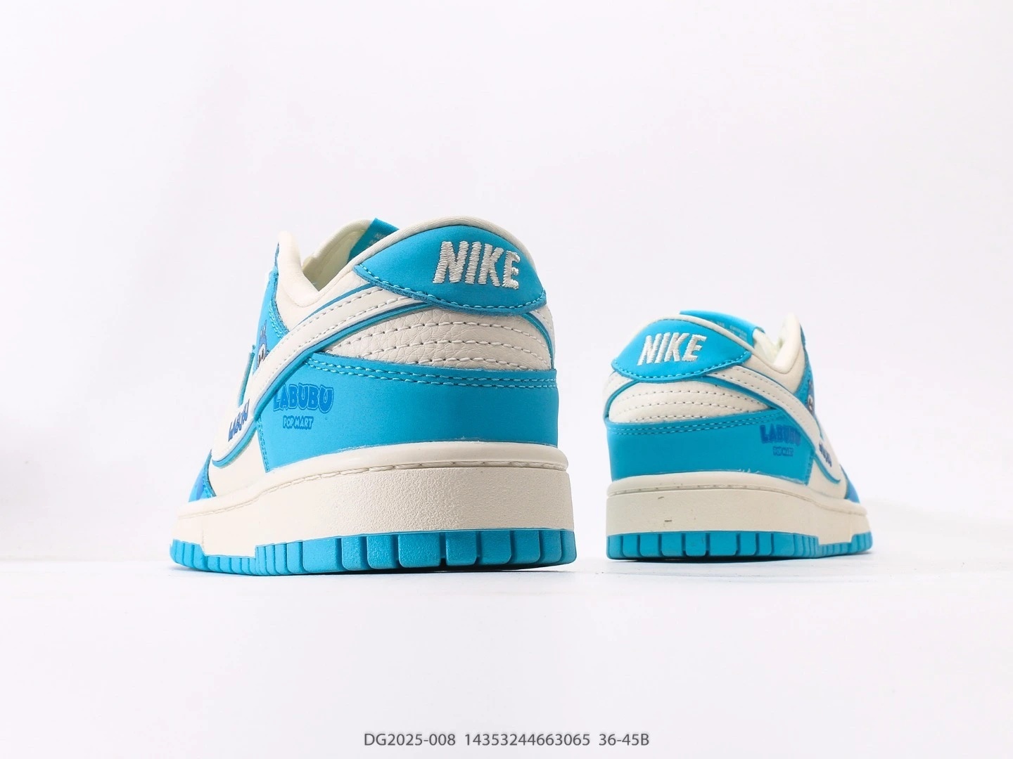 Nike Dunk Low White Blue Leather Sneakers DG2025-008