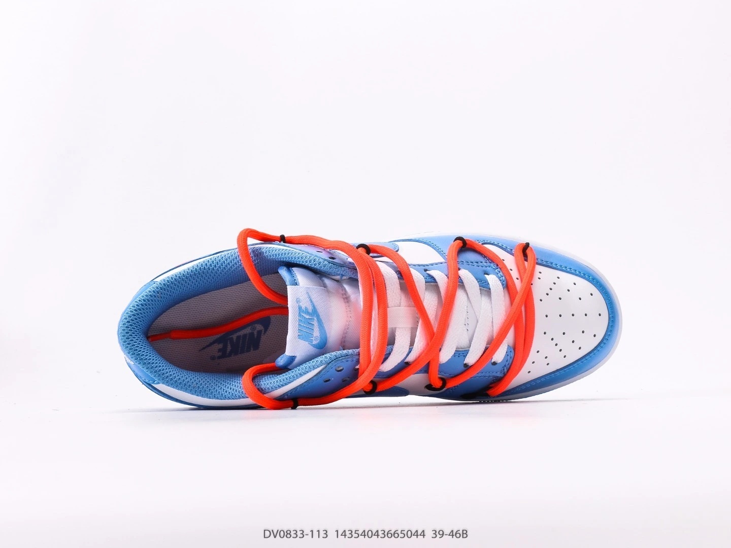 Nike Dunk Low Left Off-White Blue White Sneakers DV0833-113