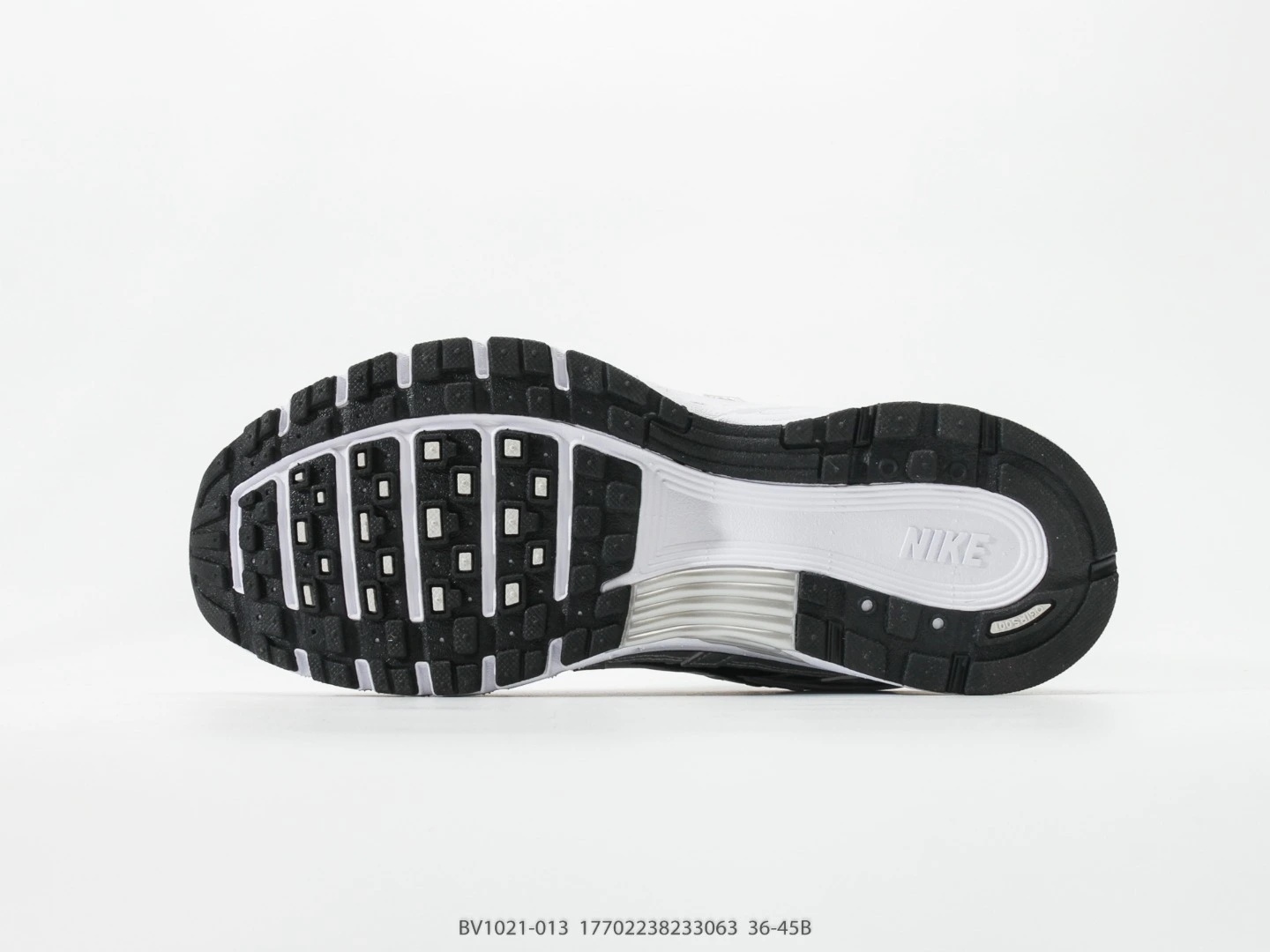 Nike P-6000 Silver Black Mesh Sneakers BV1021-013