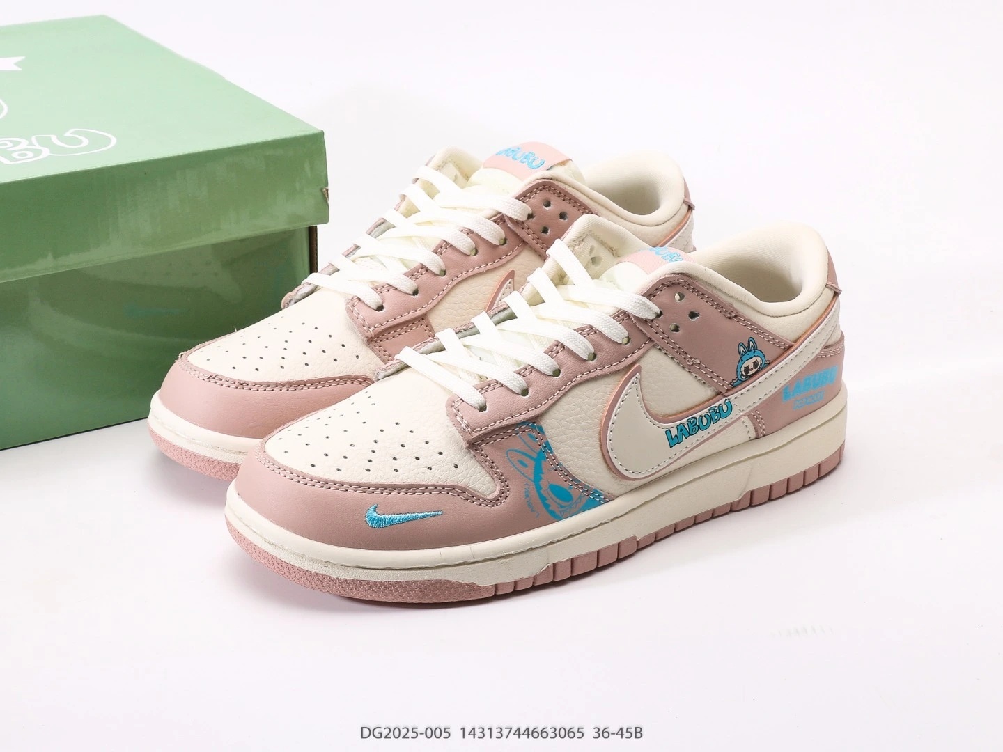 Nike Dunk Low Pink Labubu Sneakers DG2025-005