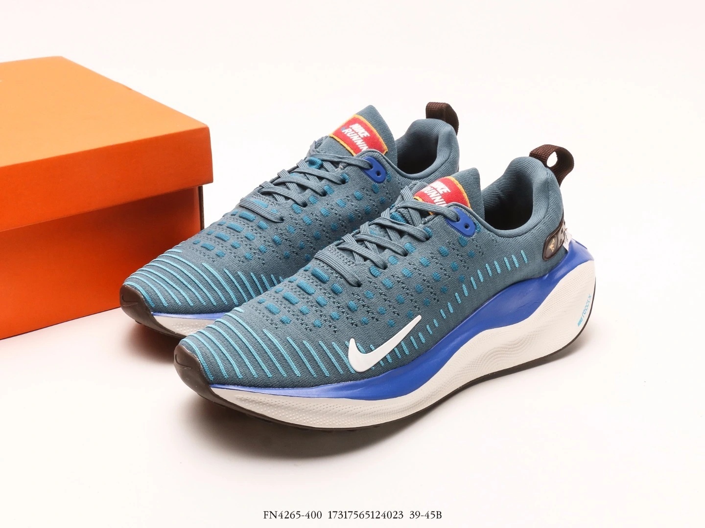 Nike Men’s Running Shoes Blue White Swoosh Mesh FN4265-400