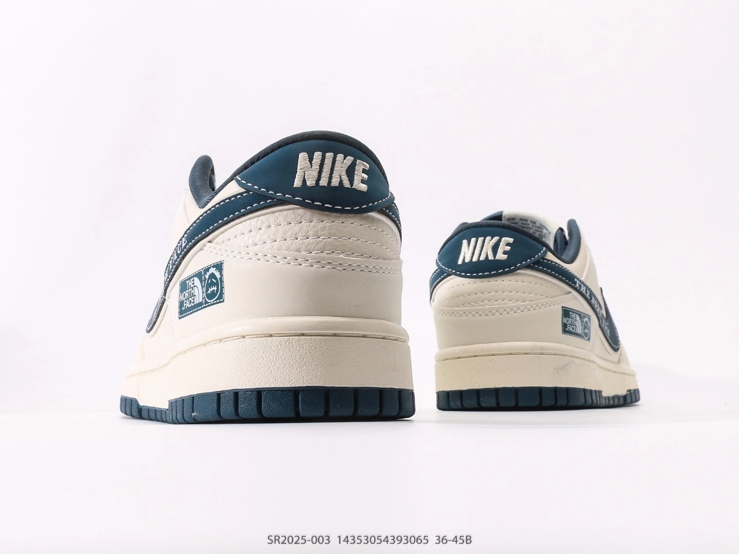 Nike Dunk Low Cream Navy The North Face Collaboration Sneakers