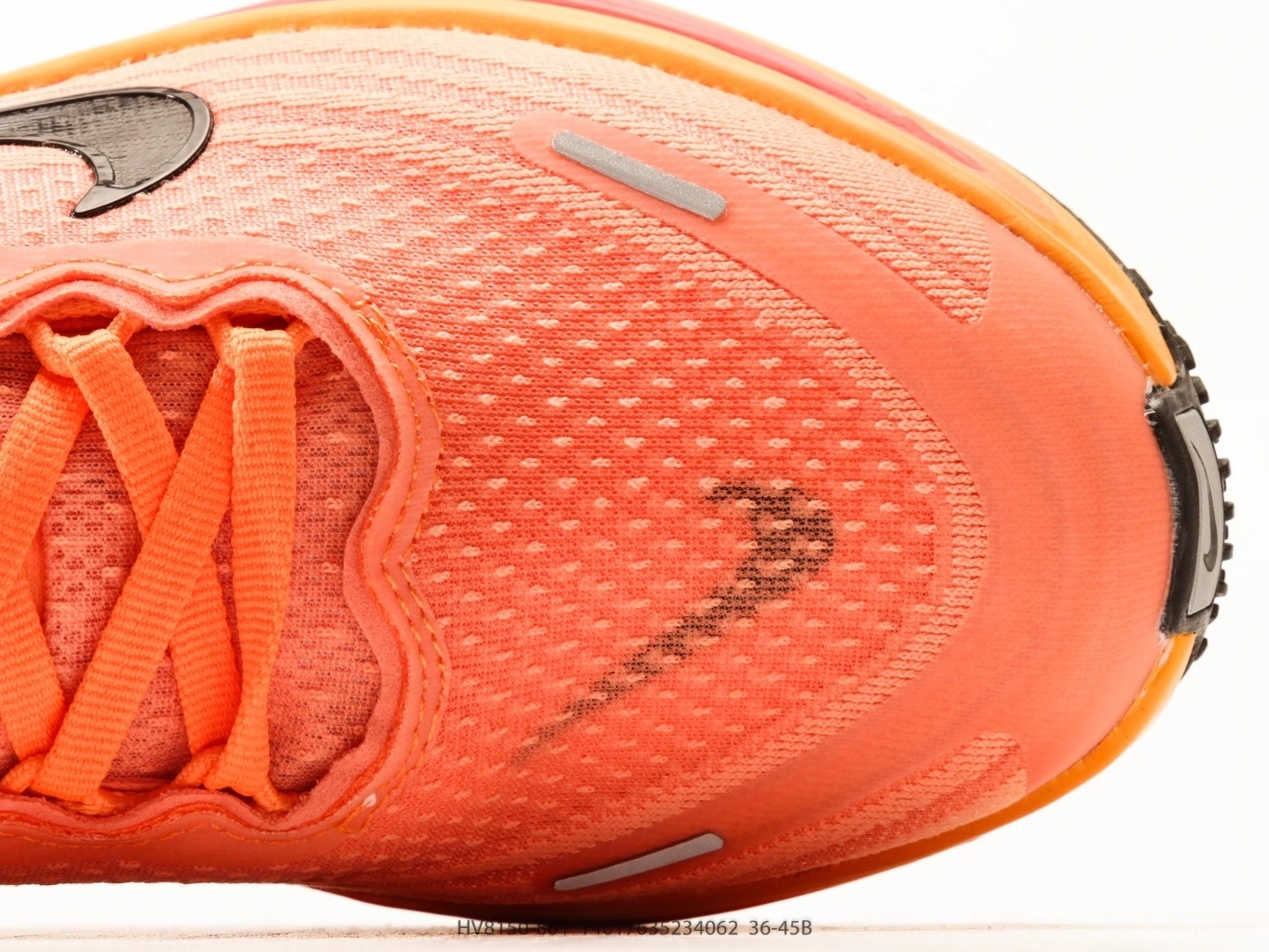 Nike Running Shoes Orange Mesh Lightweight Performance HV8150-801