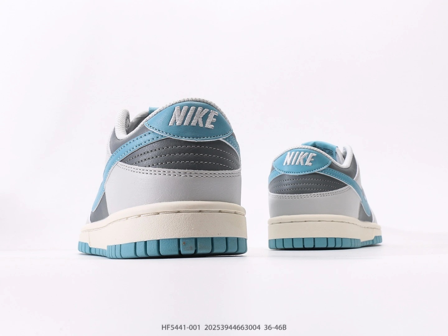 Nike Dunk Low Grey Blue Leather Sneakers HF5441-001