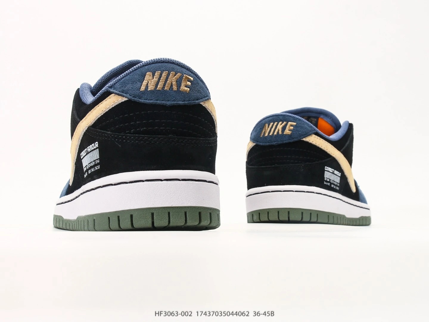 Nike SB Dunk Low Suede Navy Black Tan HF3063-002