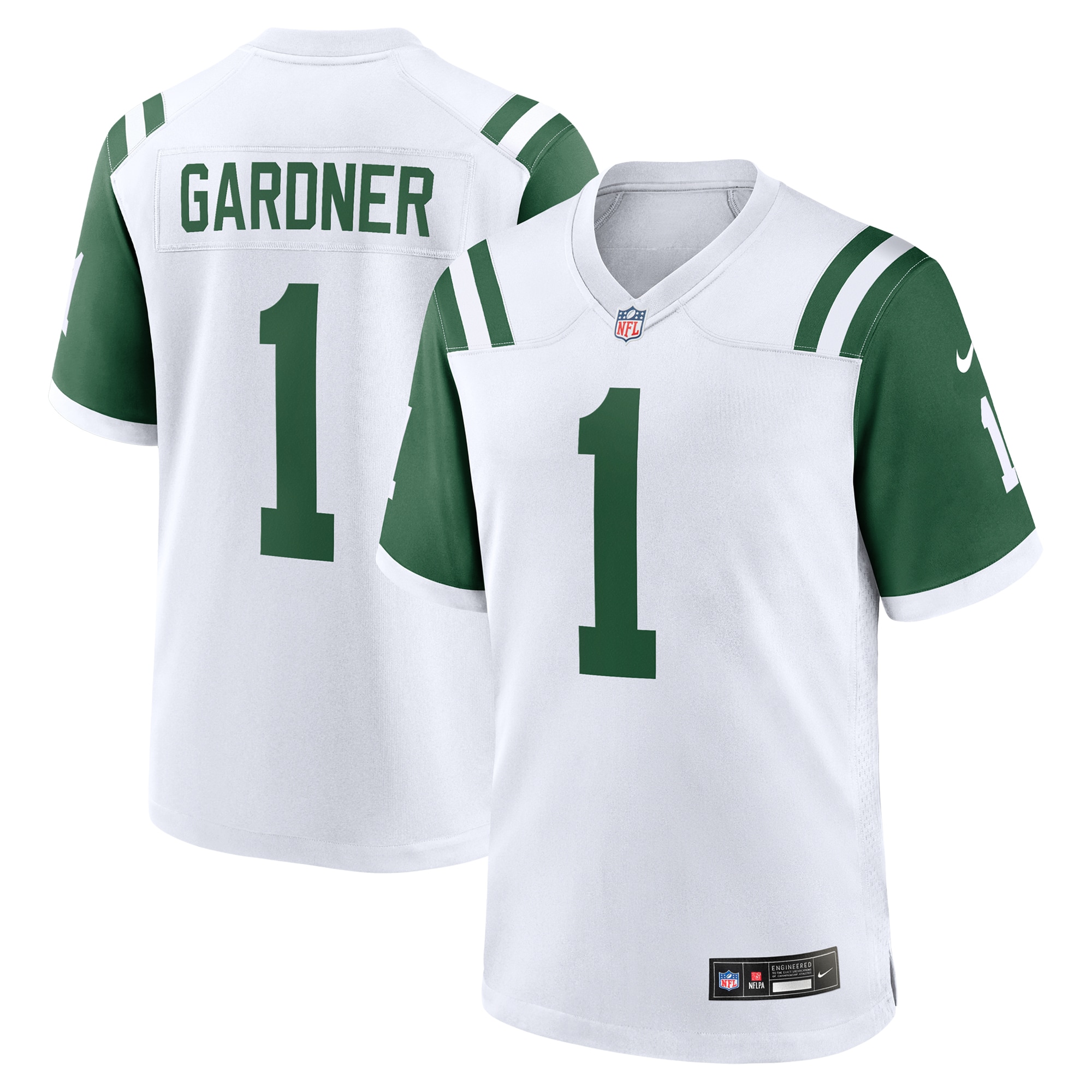 Hunk Wear - Ahmad Sauce Gardner New York Jets Nike Classic Alternate Game Jersey ' White