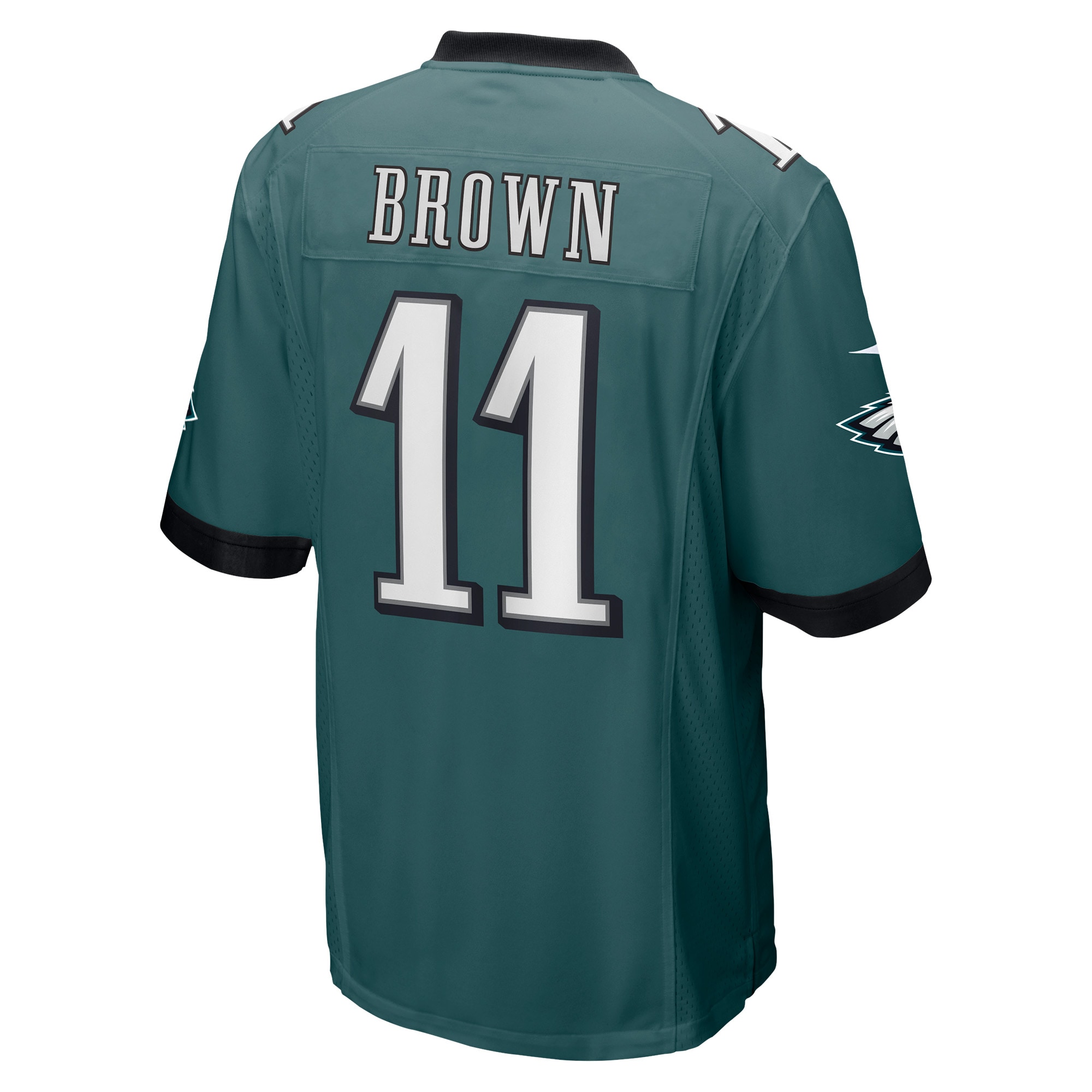 Hunk Wear - AJ Brown Philadelphia Eagles Nike Player Game Jersey Midnight Green