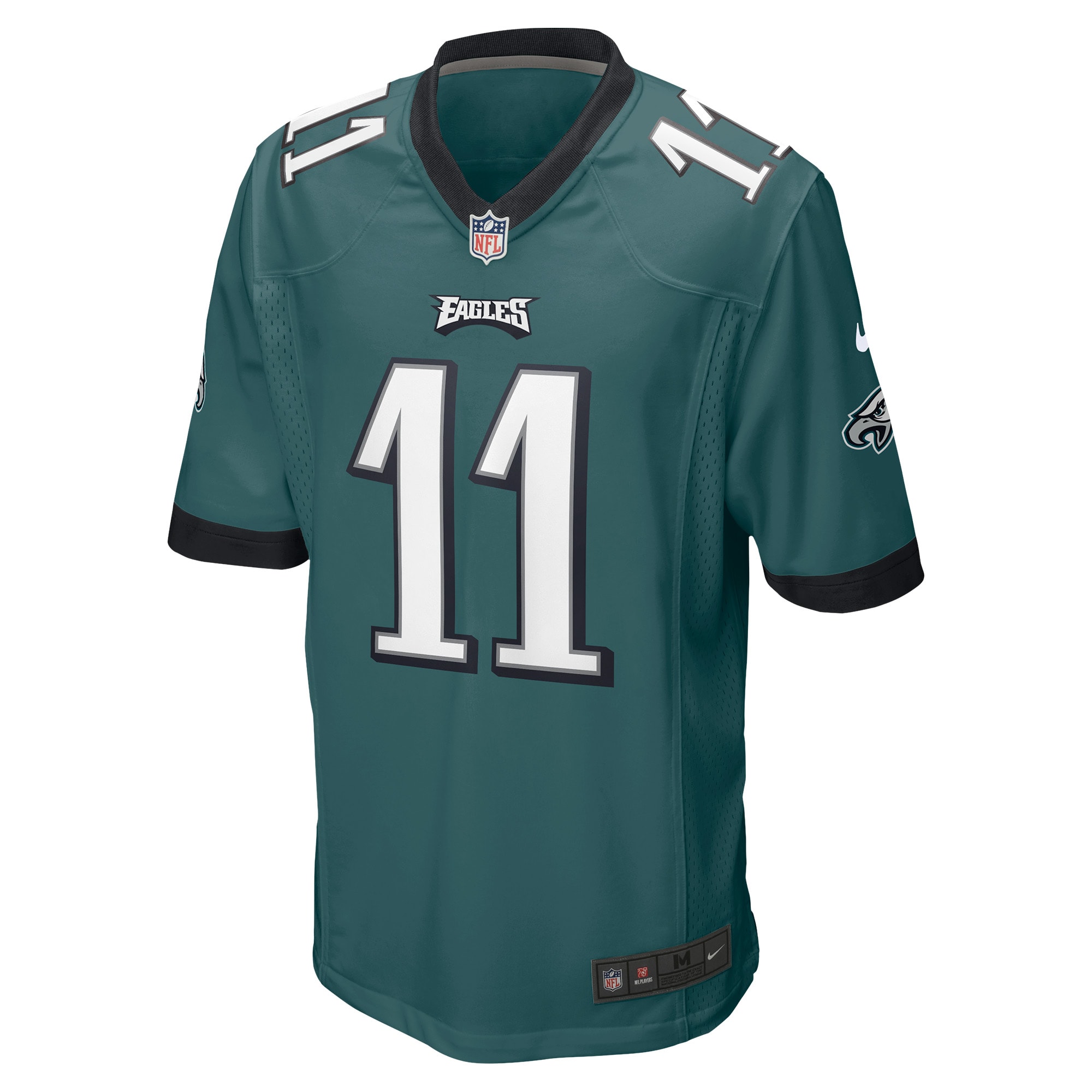 Hunk Wear - AJ Brown Philadelphia Eagles Nike Player Game Jersey Midnight Green