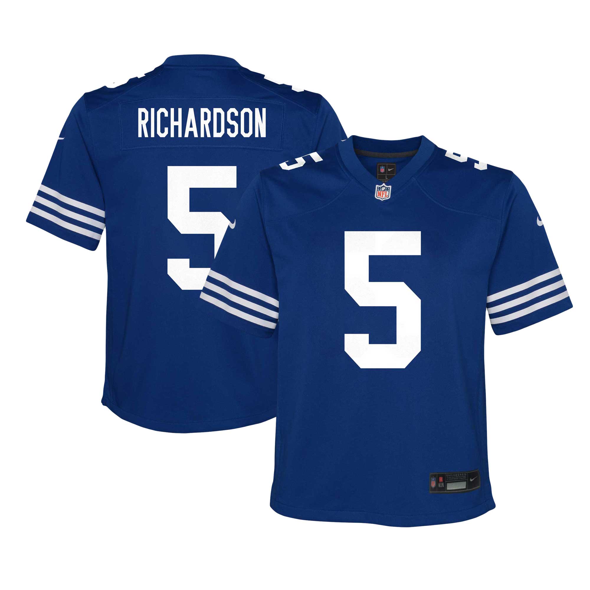 Hunk Wear - Anthony Richardson Sr. Indianapolis Colts Nike Youth Game Jersey – Royal