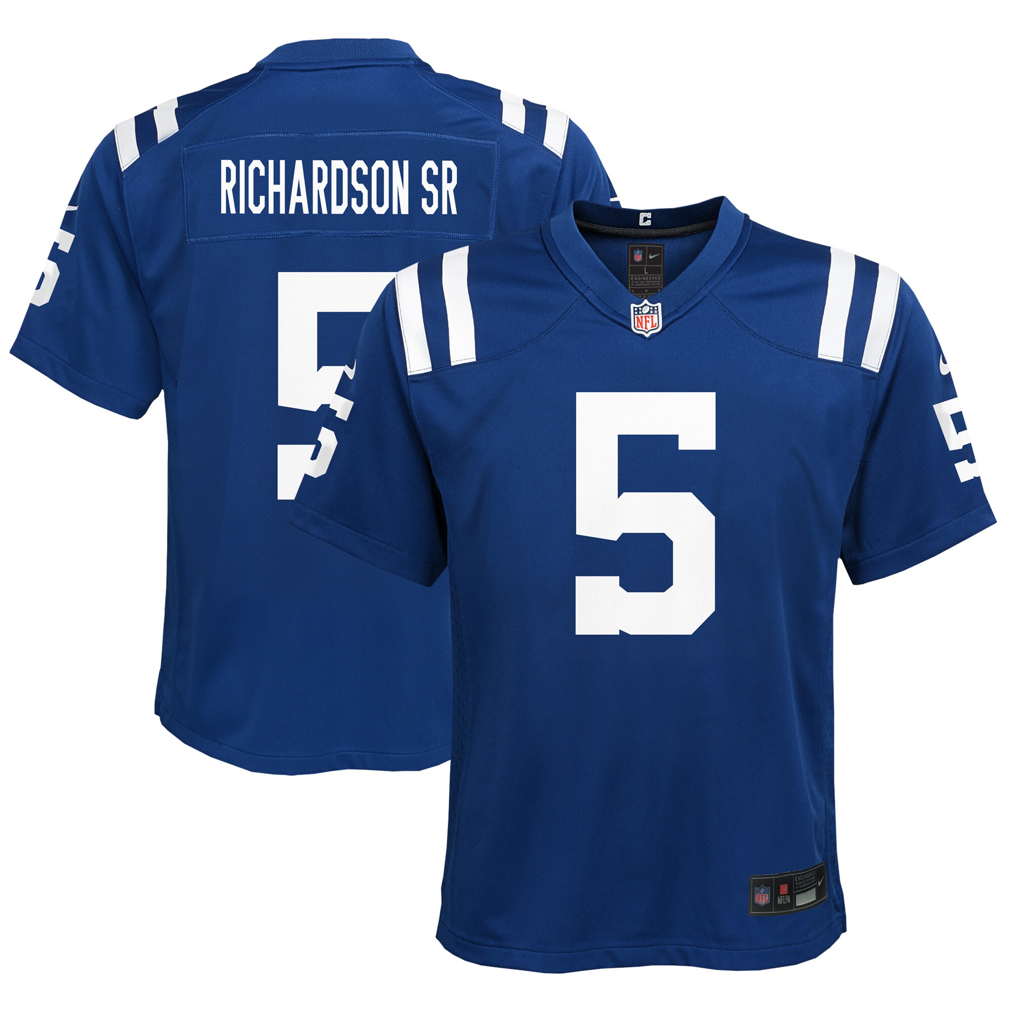 Hunk Wear - Anthony Richardson Sr. Indianapolis Colts Nike Youth Game Jersey – Royal