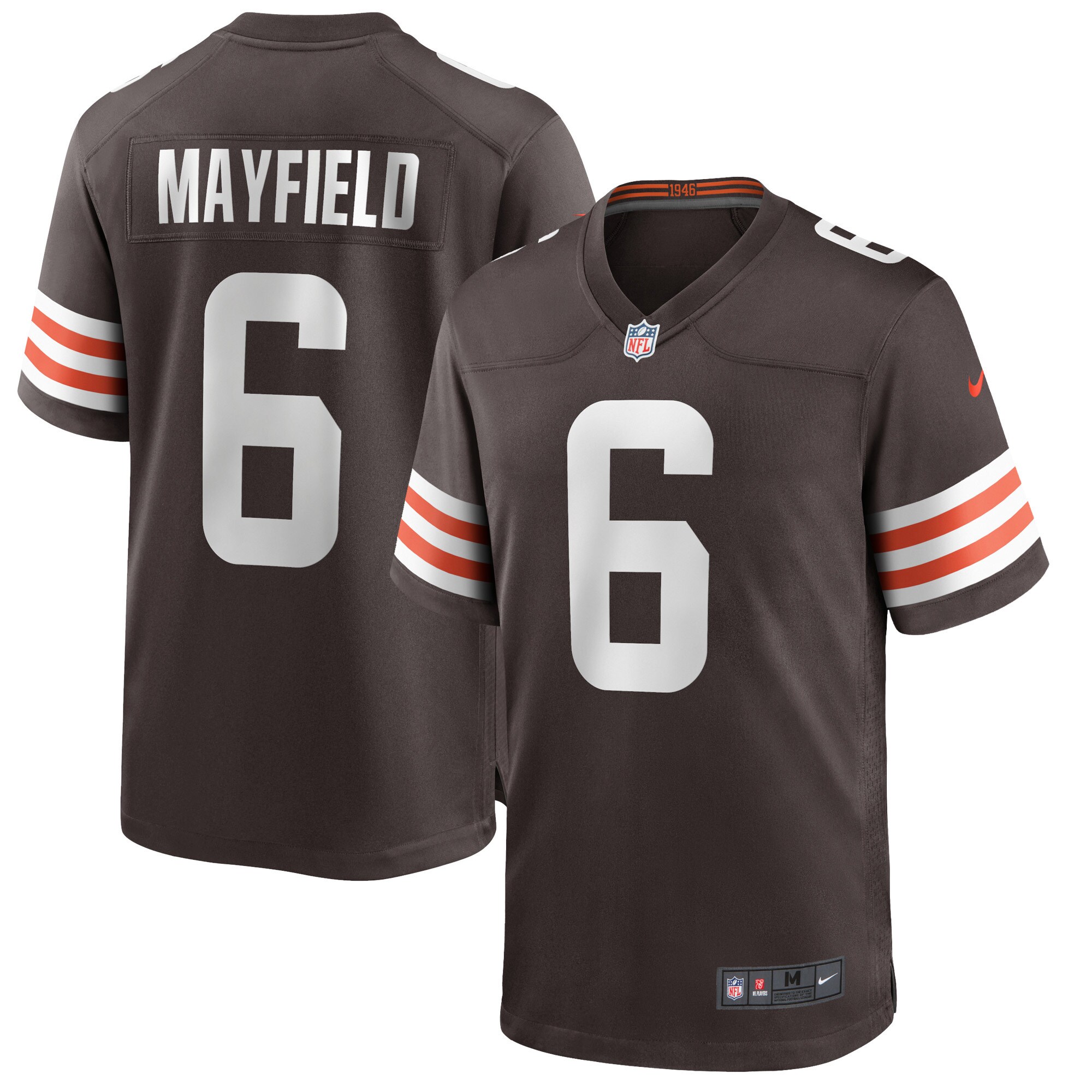 Hunk Wear - Baker Mayfield Cleveland Browns Nike Game Player Jersey – Brown