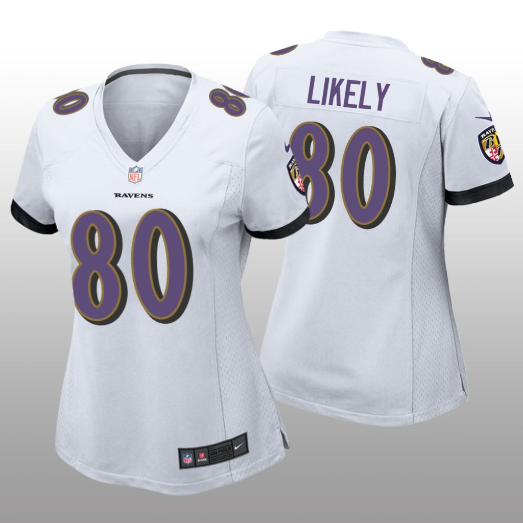 Hunk Wear - Baltimore Ravens Isaiah Likely White Jersey Game - Women's