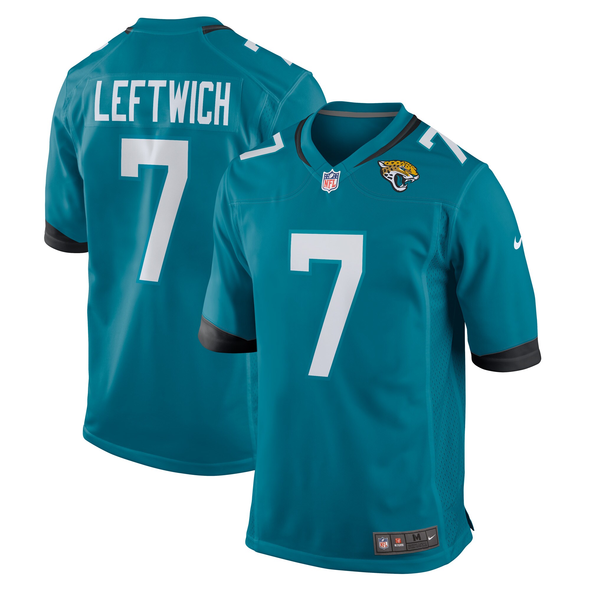 Hunk Wear - Byron Leftwich Jacksonville Jaguars Nike Retired Player Game Jersey Teal