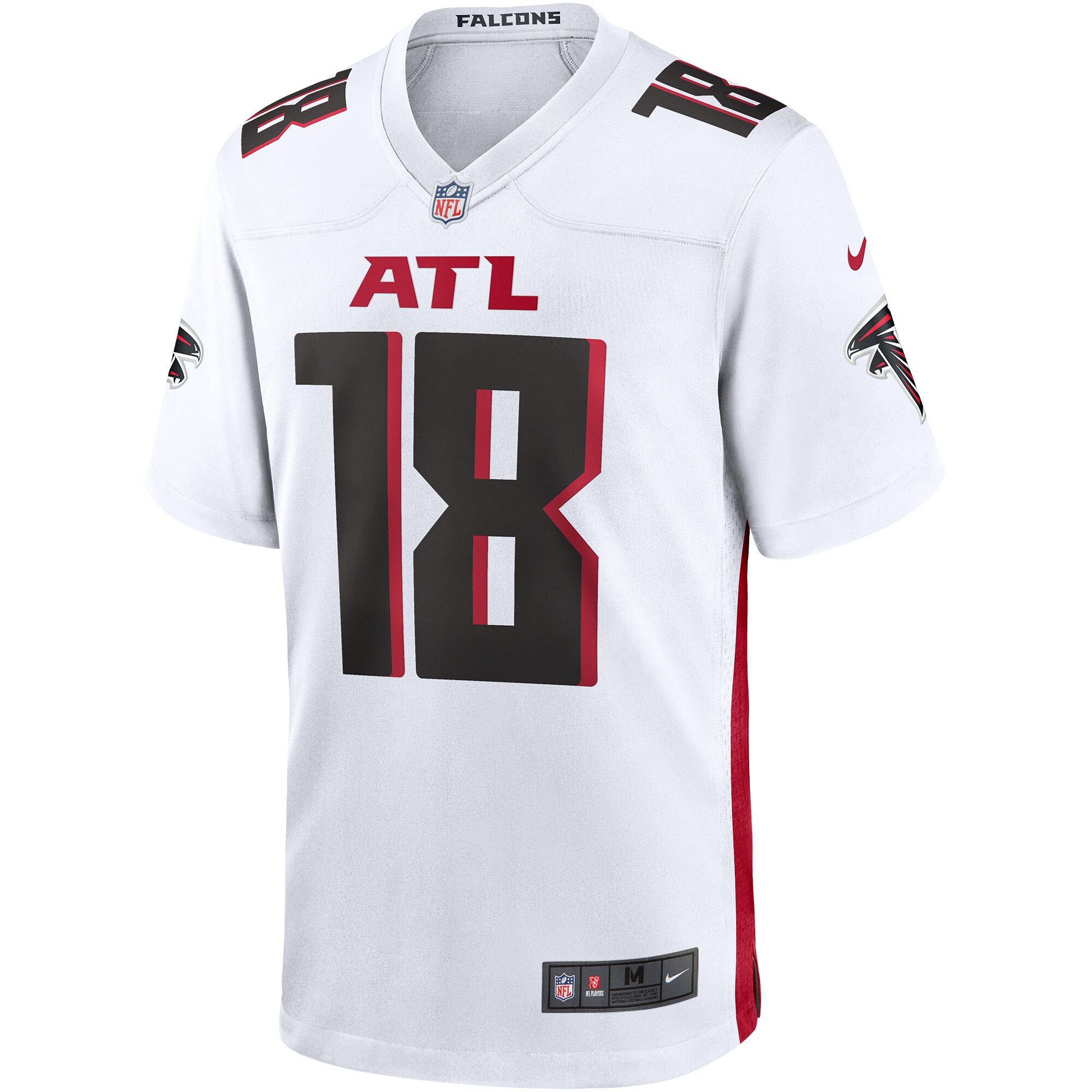Hunk Wear - Calvin Ridley Atlanta Falcons Nike Game Jersey – White