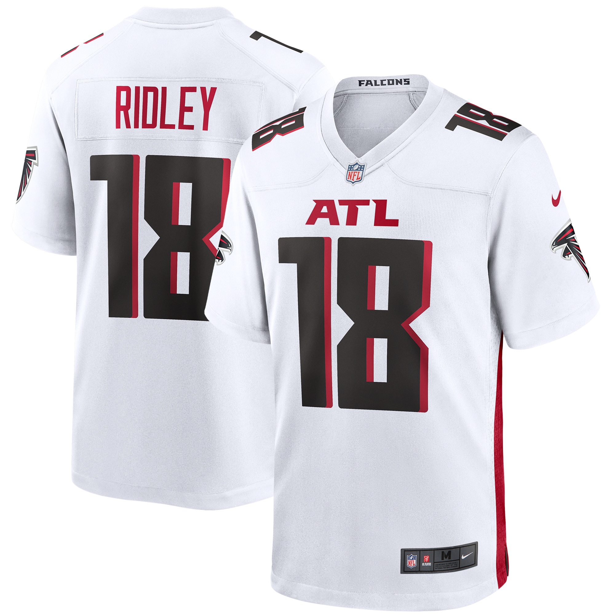 Hunk Wear - Calvin Ridley Atlanta Falcons Nike Game Jersey White