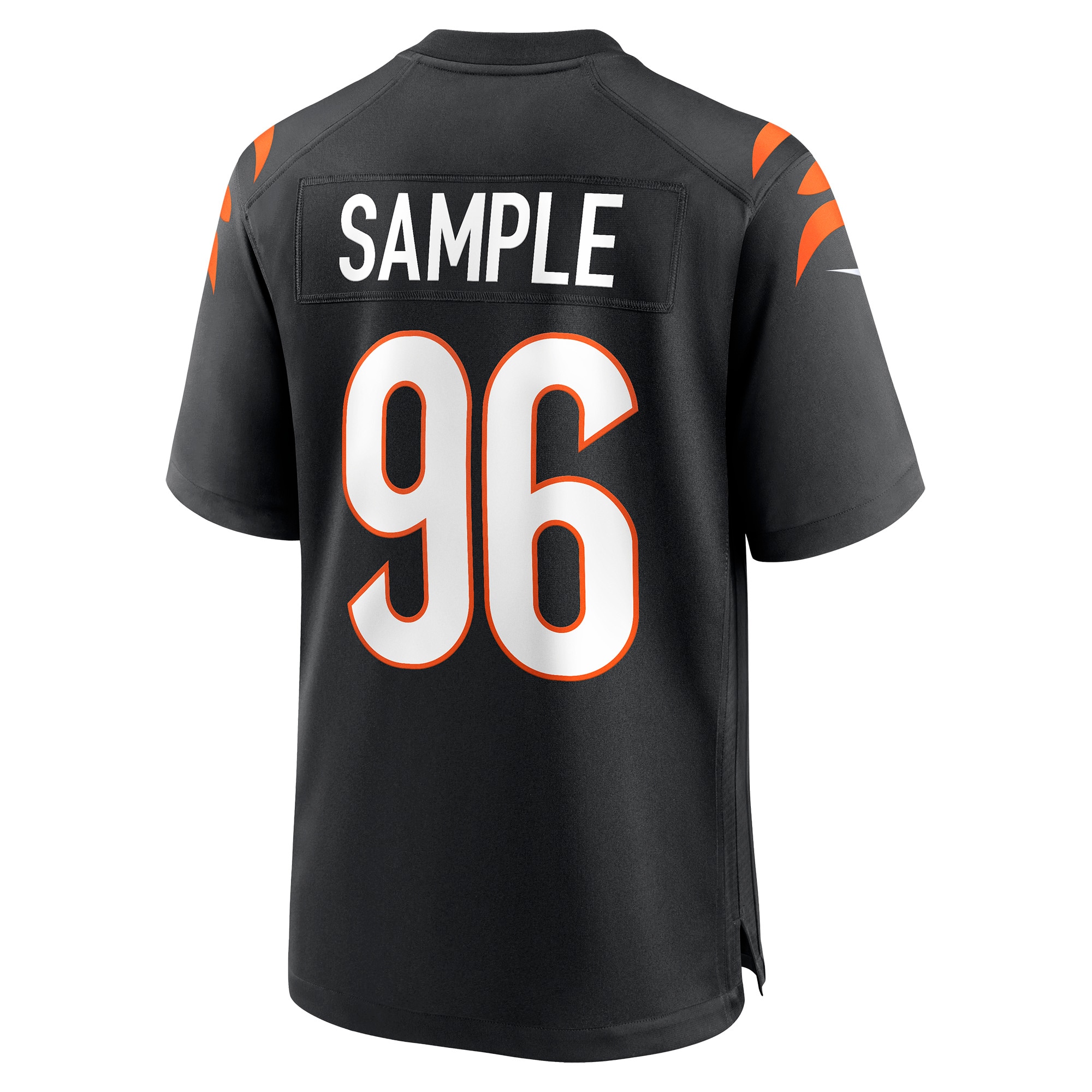Hunk Wear - Cam Sample Cincinnati Bengals Nike Game Jersey Black