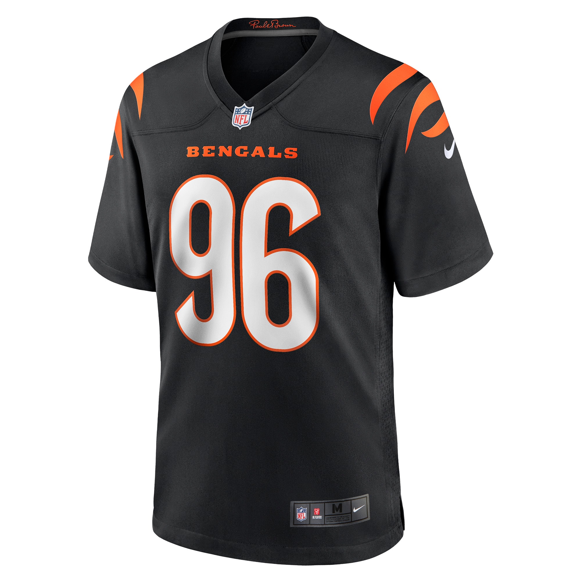 Hunk Wear - Cam Sample Cincinnati Bengals Nike Game Jersey Black