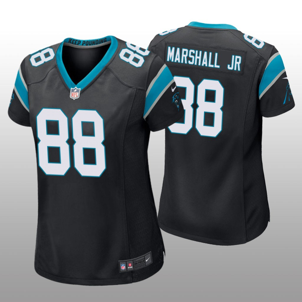 Hunk Wear - Carolina Panthers Terrace Marshall Jr. Black Jersey Game - Women's
