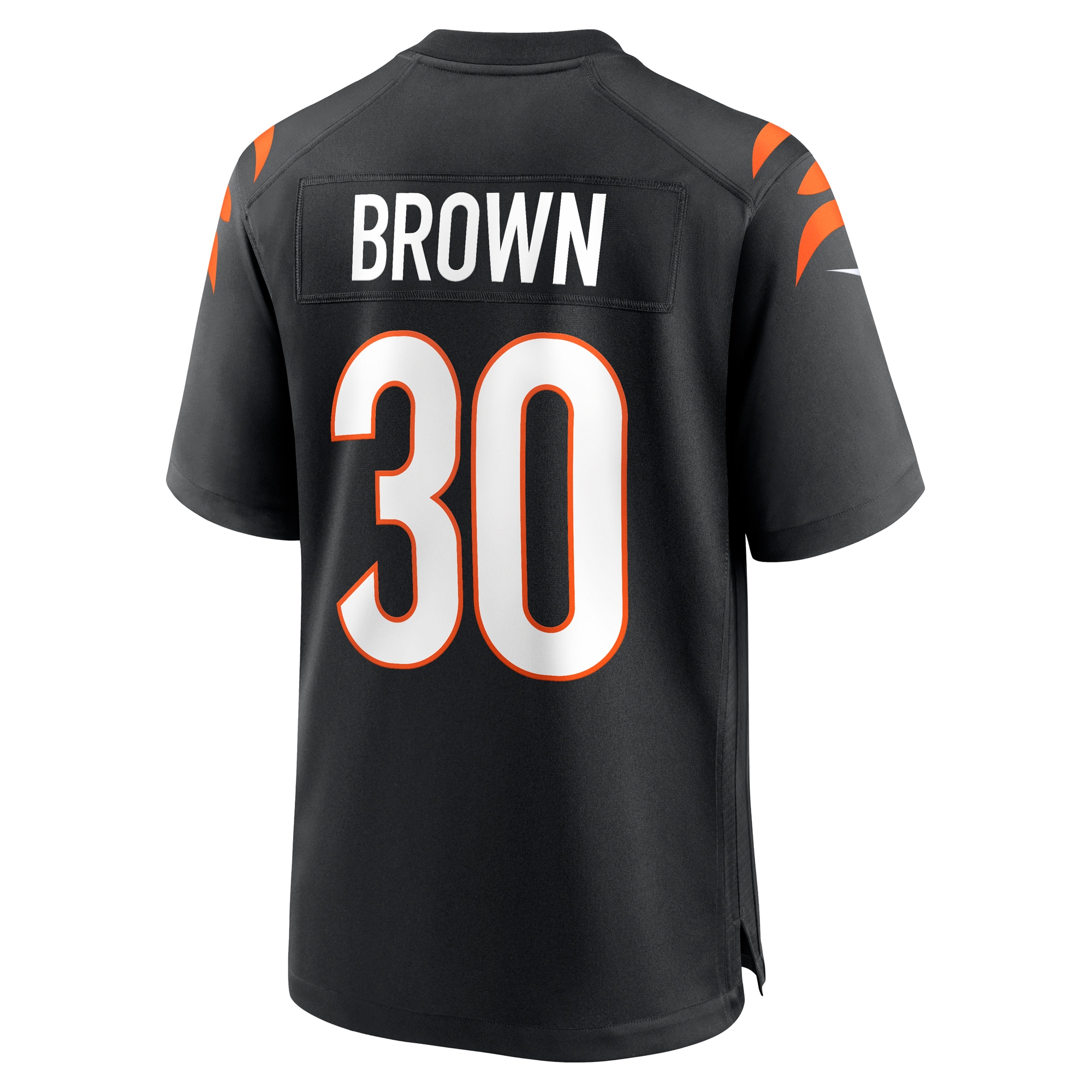 Hunk Wear - Chase Brown Cincinnati Bengals Nike Team Game Jersey Black
