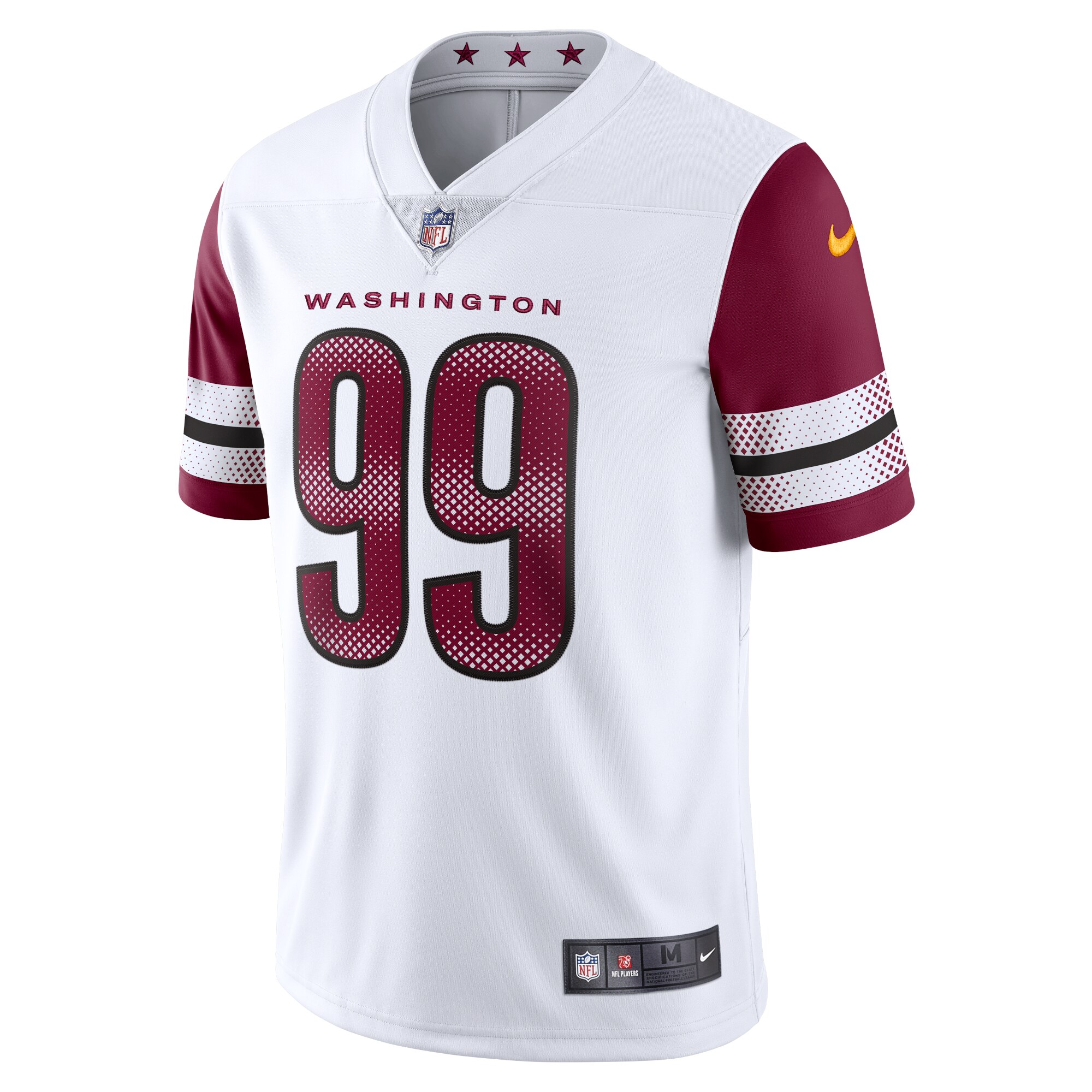 Hunk Wear - Chase Young Washington Commanders Nike Vapor Limited Jersey – White