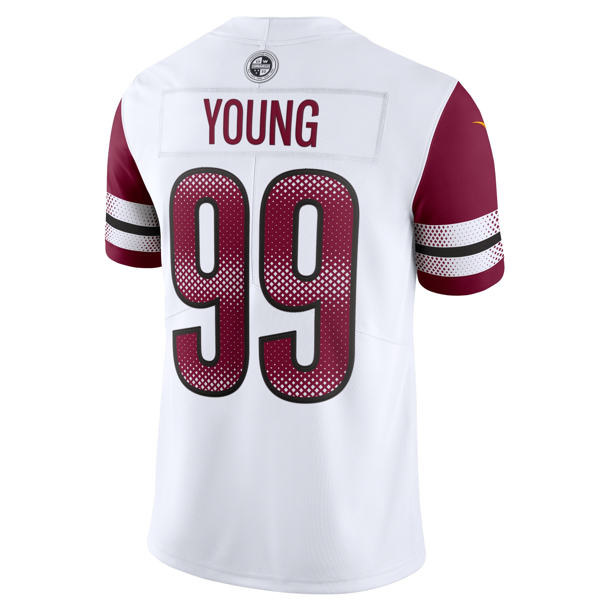 Hunk Wear - Chase Young Washington Commanders Nike Vapor Limited Jersey White