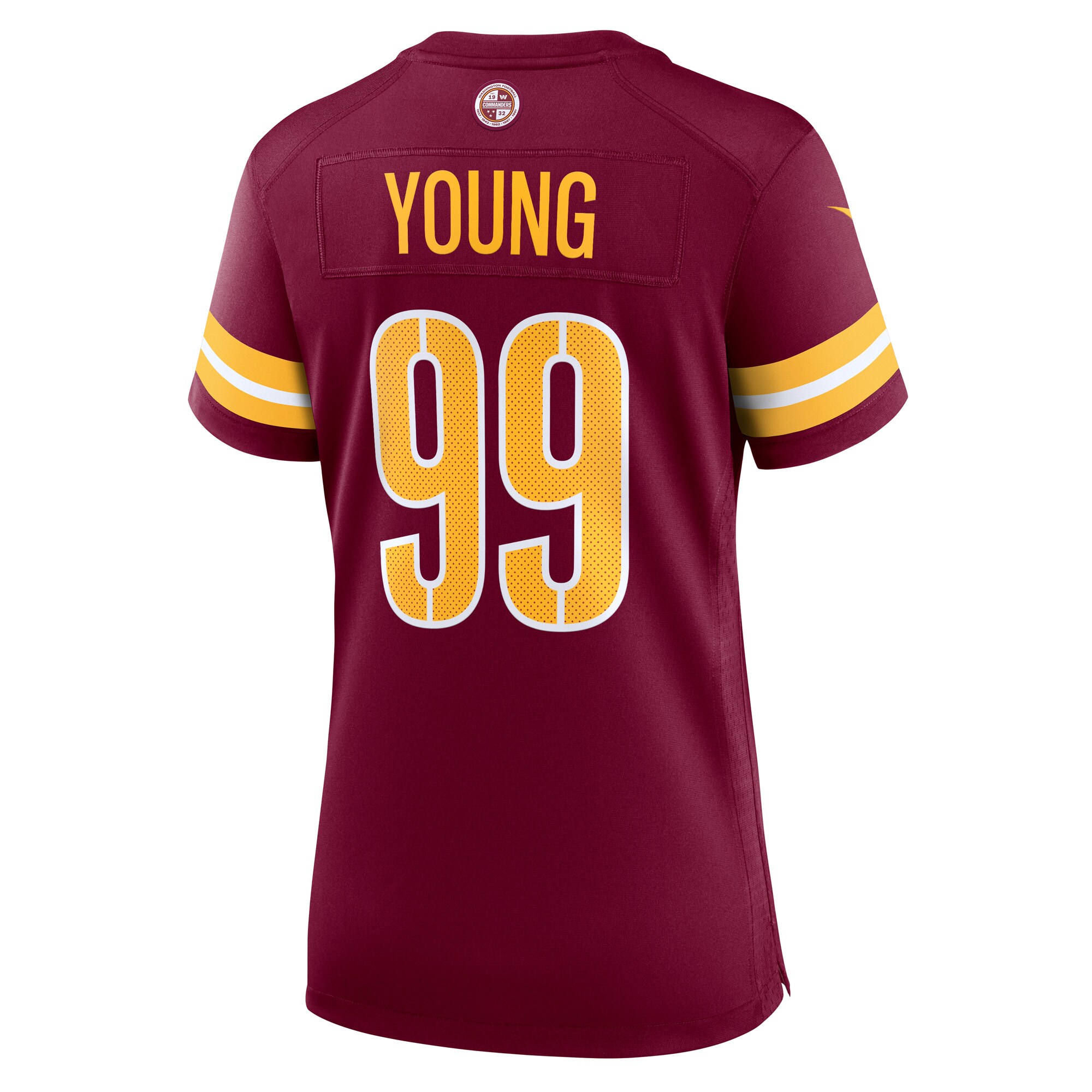 Hunk Wear - Chase Young Washington Commanders Nike Women’s Player Jersey – Burgundy