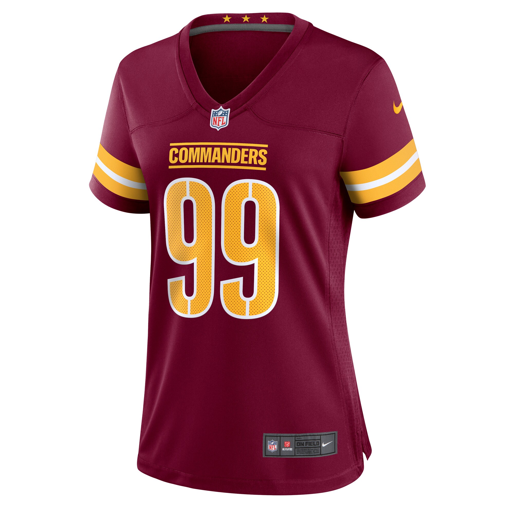 Hunk Wear - Chase Young Washington Commanders Nike Women’s Player Jersey – Burgundy