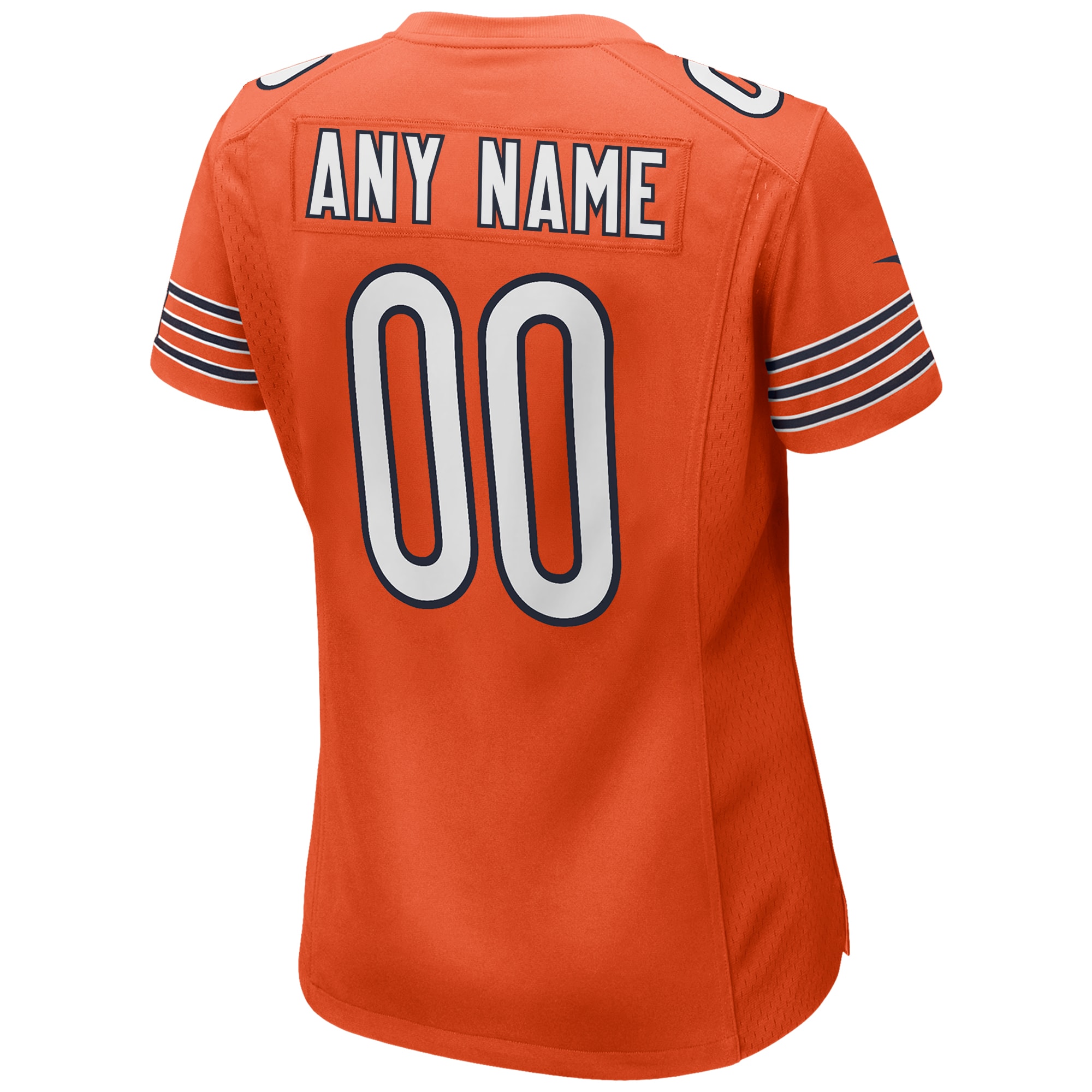 Hunk Wear - Chicago Bears Nike Women’s Alternate Custom Game Jersey – Orange