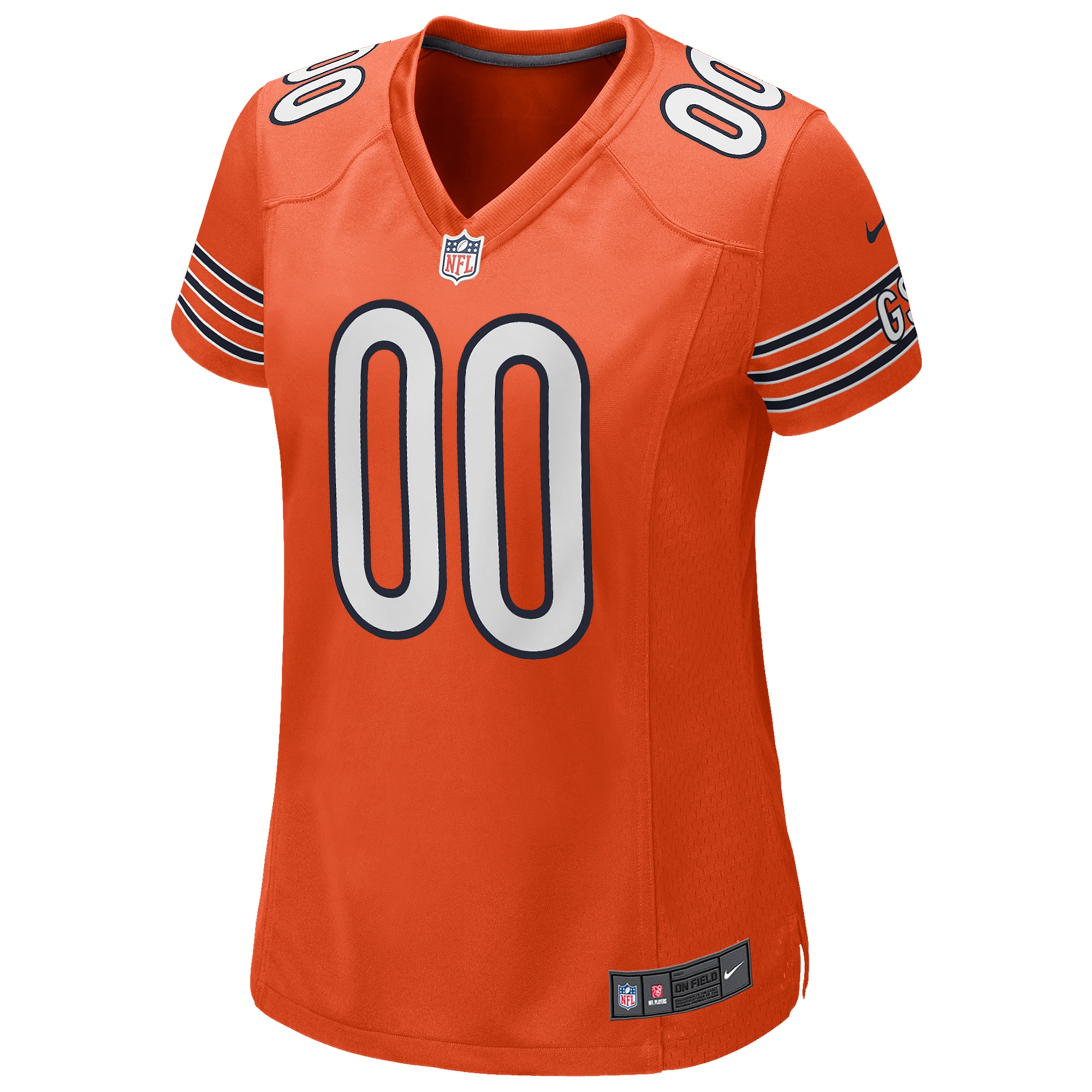 Hunk Wear - Chicago Bears Nike Women’s Alternate Custom Game Jersey – Orange